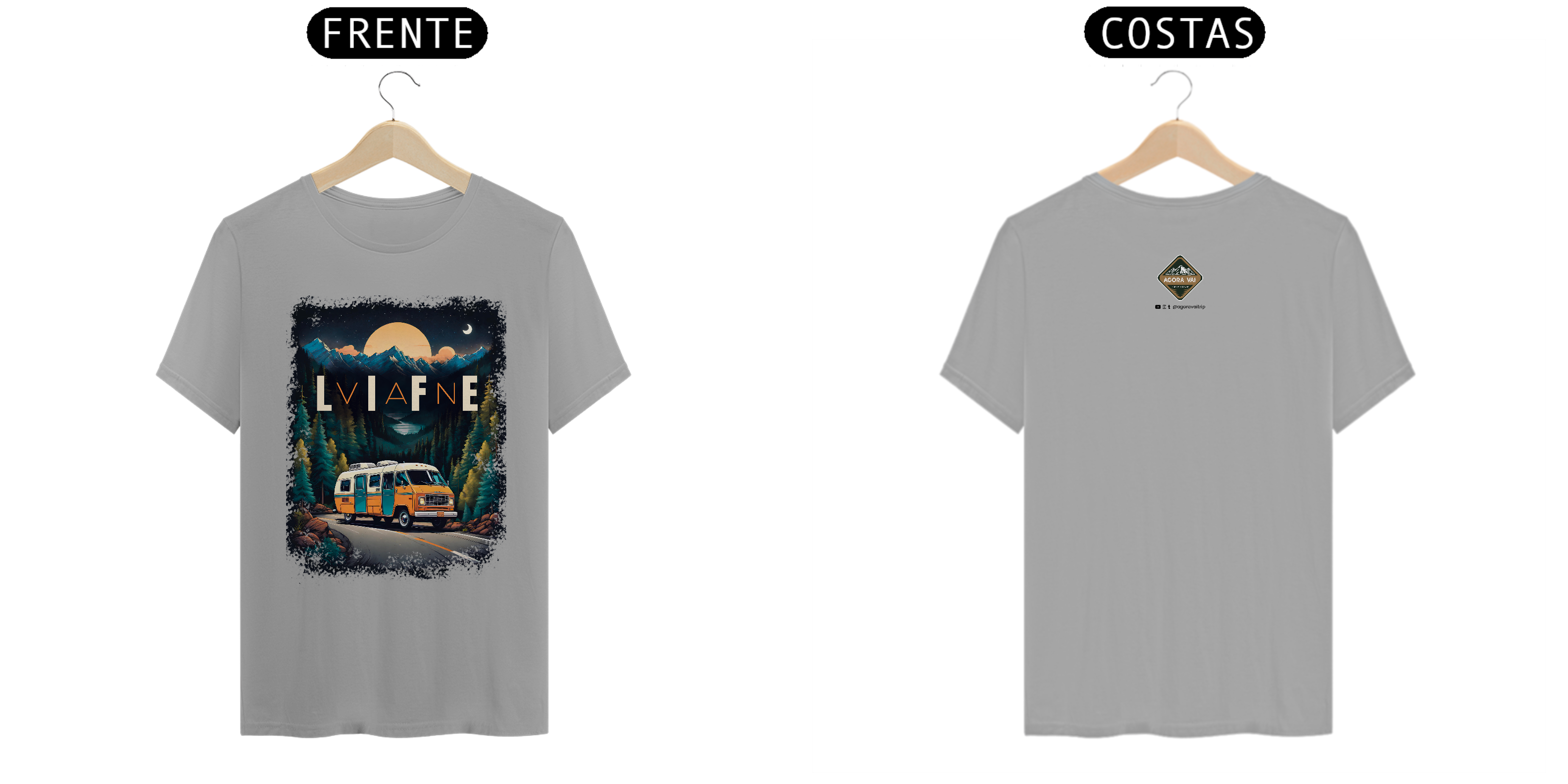Camiseta Van Life (cores claras)