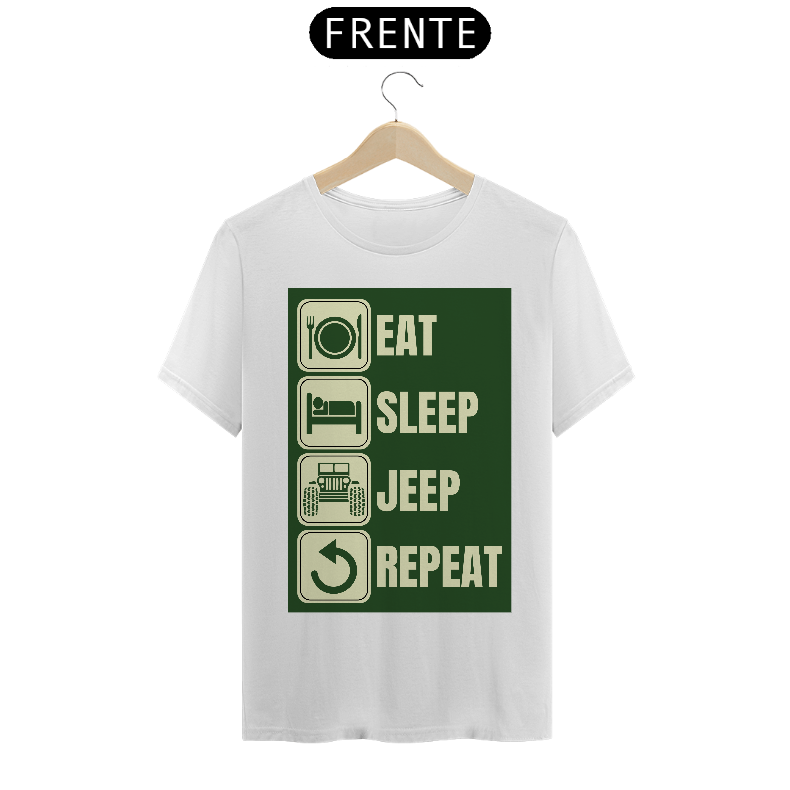 Camiseta Quality - Comer & Jeep 