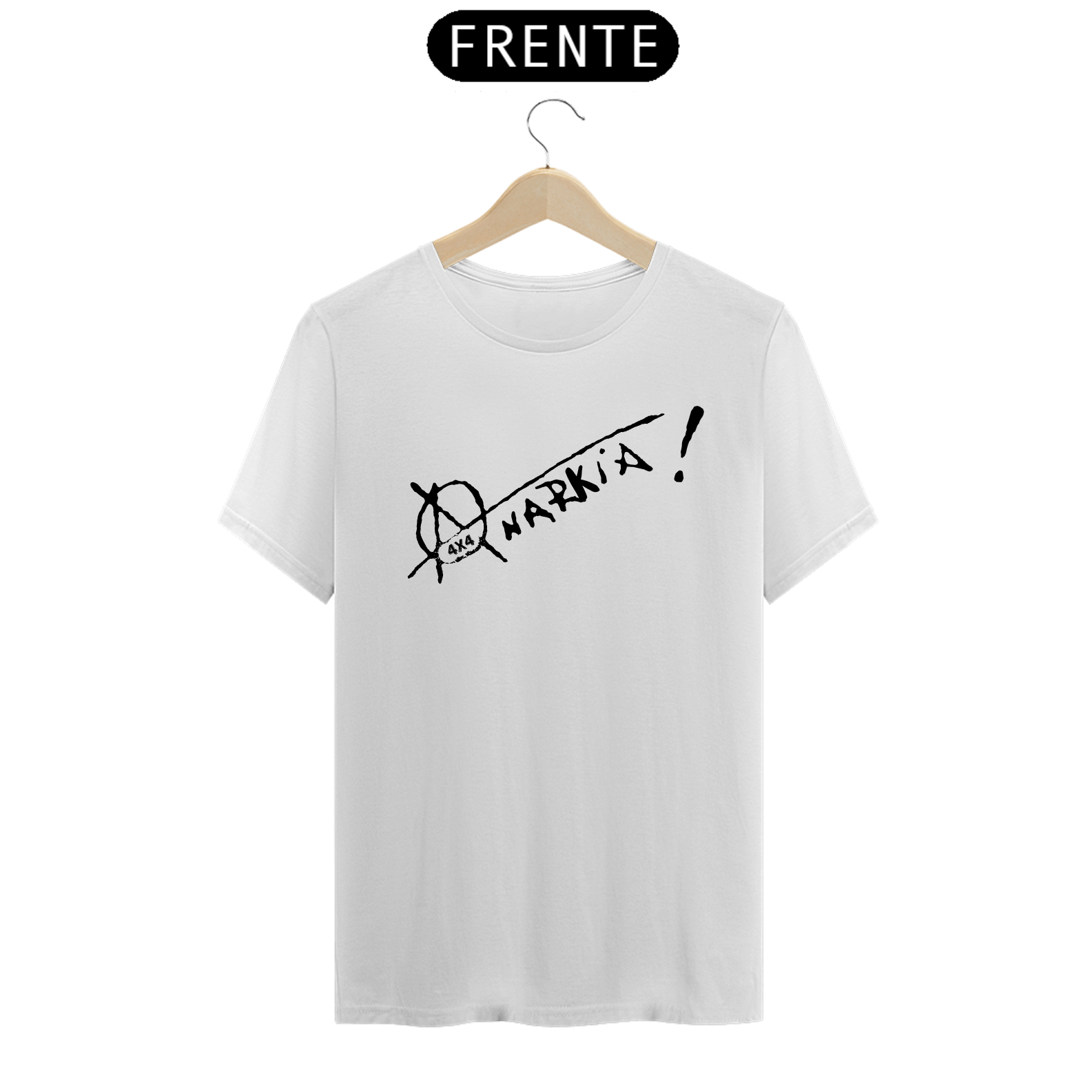 Camiseta Prime - AnarKia 4x4 - Branca