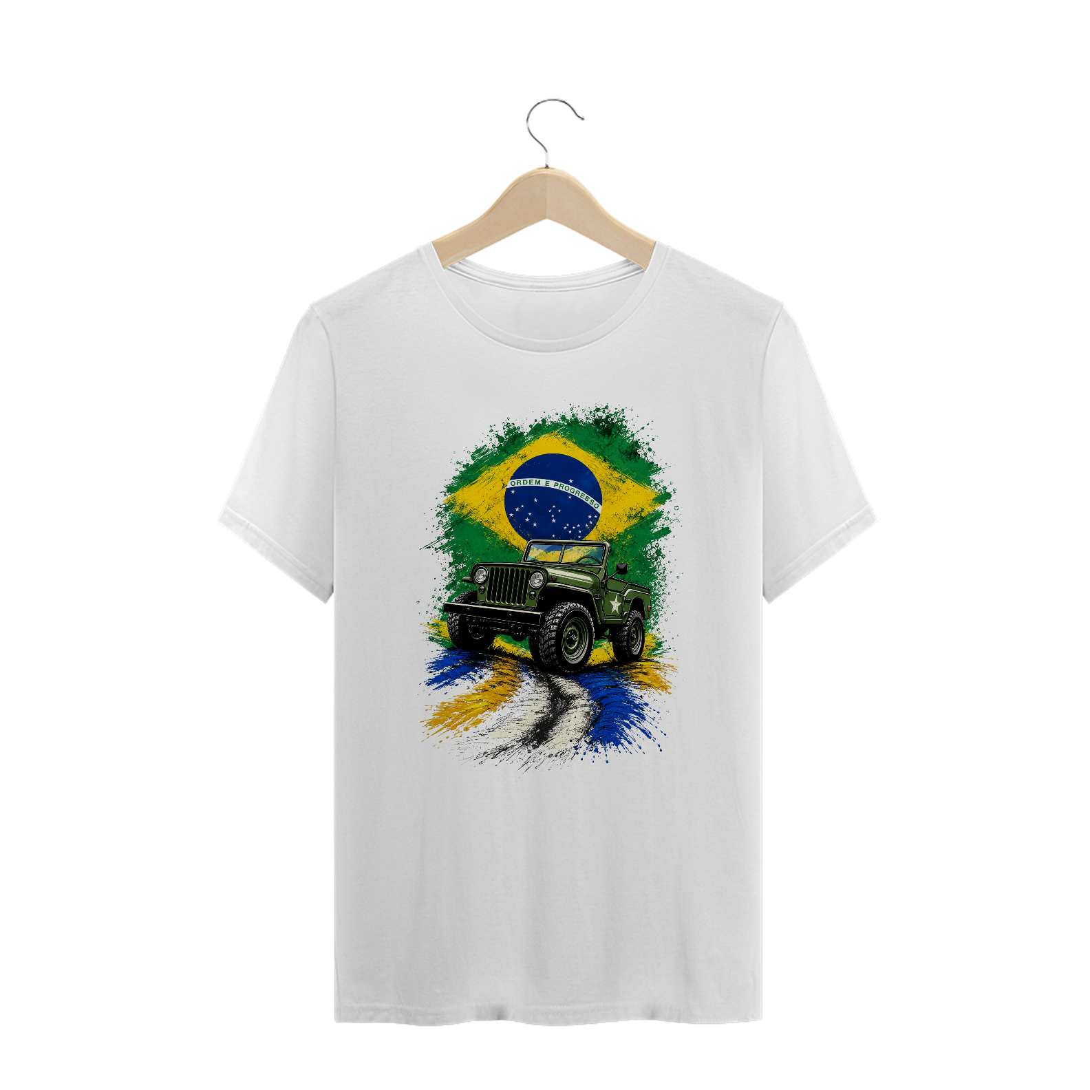 Camiseta Plus Size - Jeep Willys Brasil