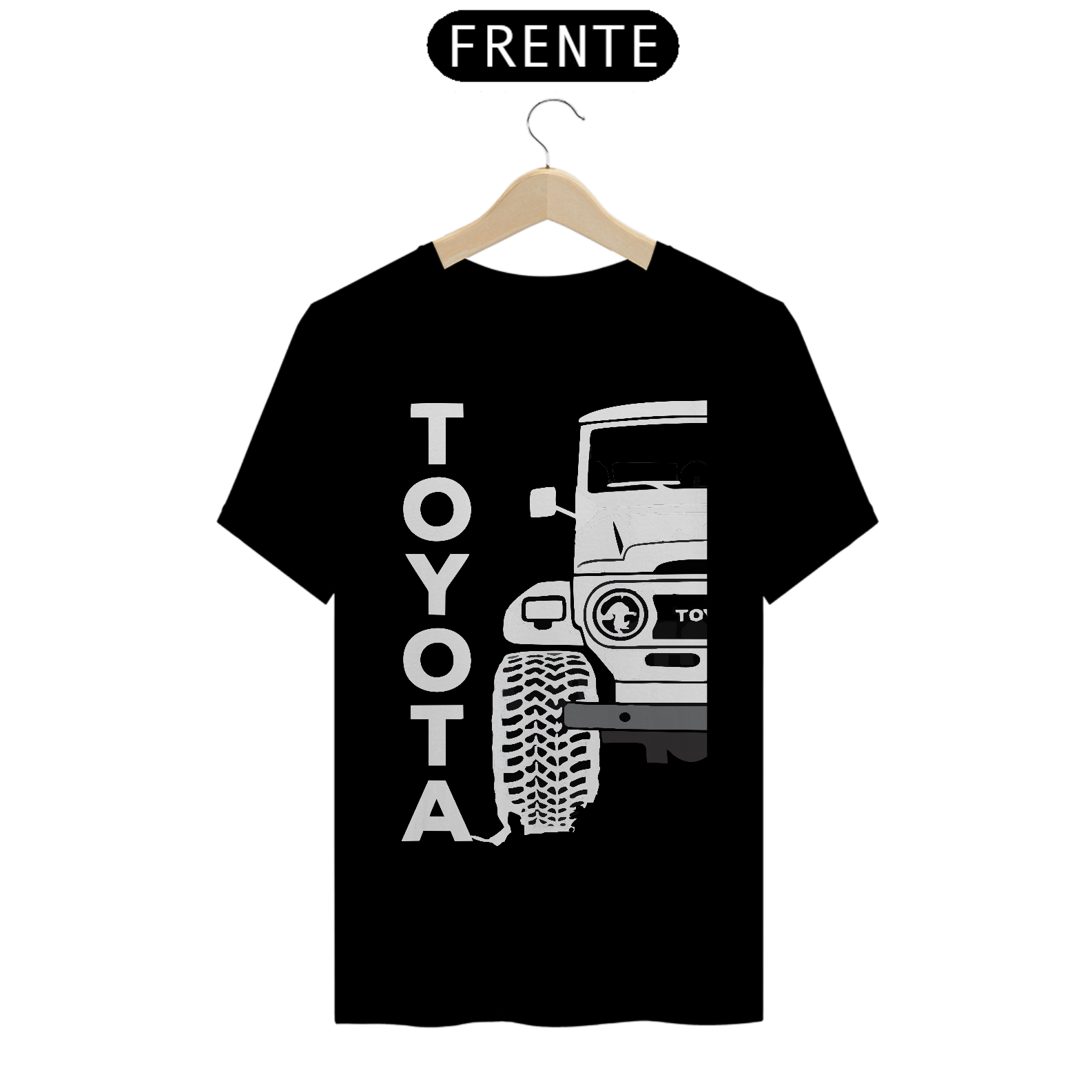 Camiseta Qualit - Toyota Metade