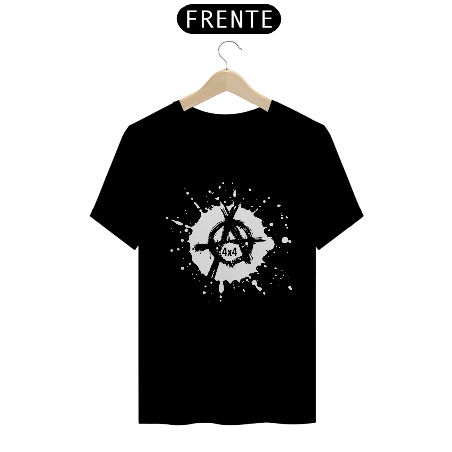 Camiseta Quality - Anarkia Logo Branco