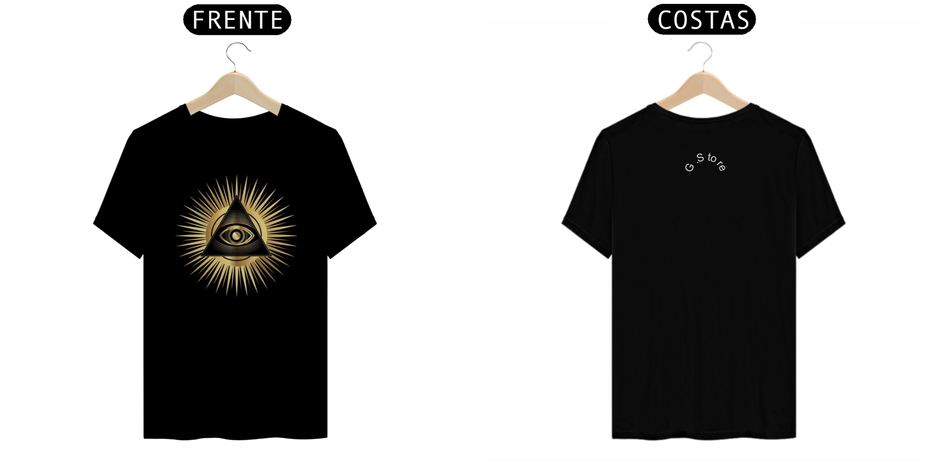 Camisa Olho que tudo ve Dourado