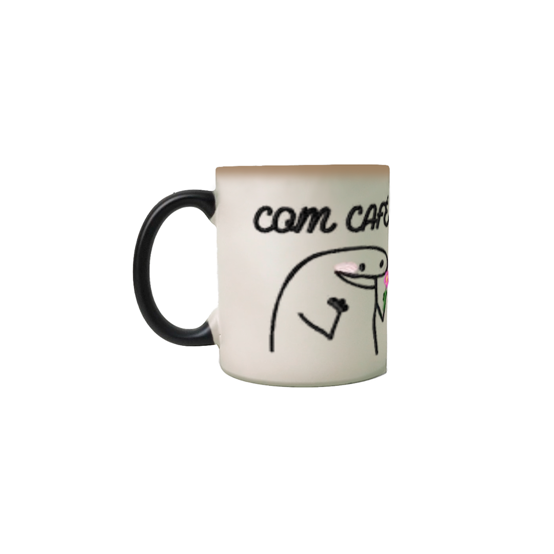 xicara de Transfer Vinílico Flork Meme