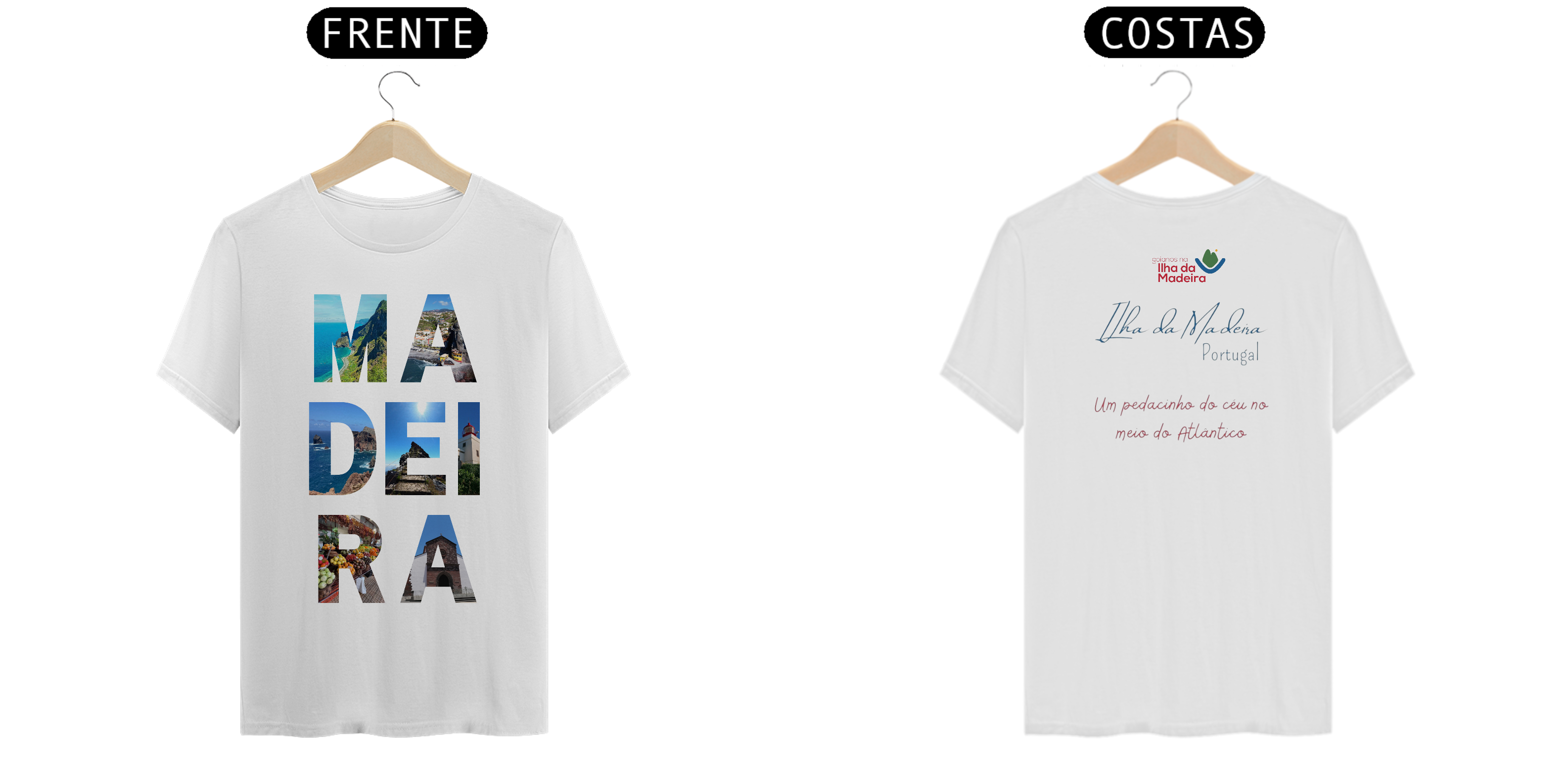 Camiseta  Masculina MADEIRA - Tipo 2