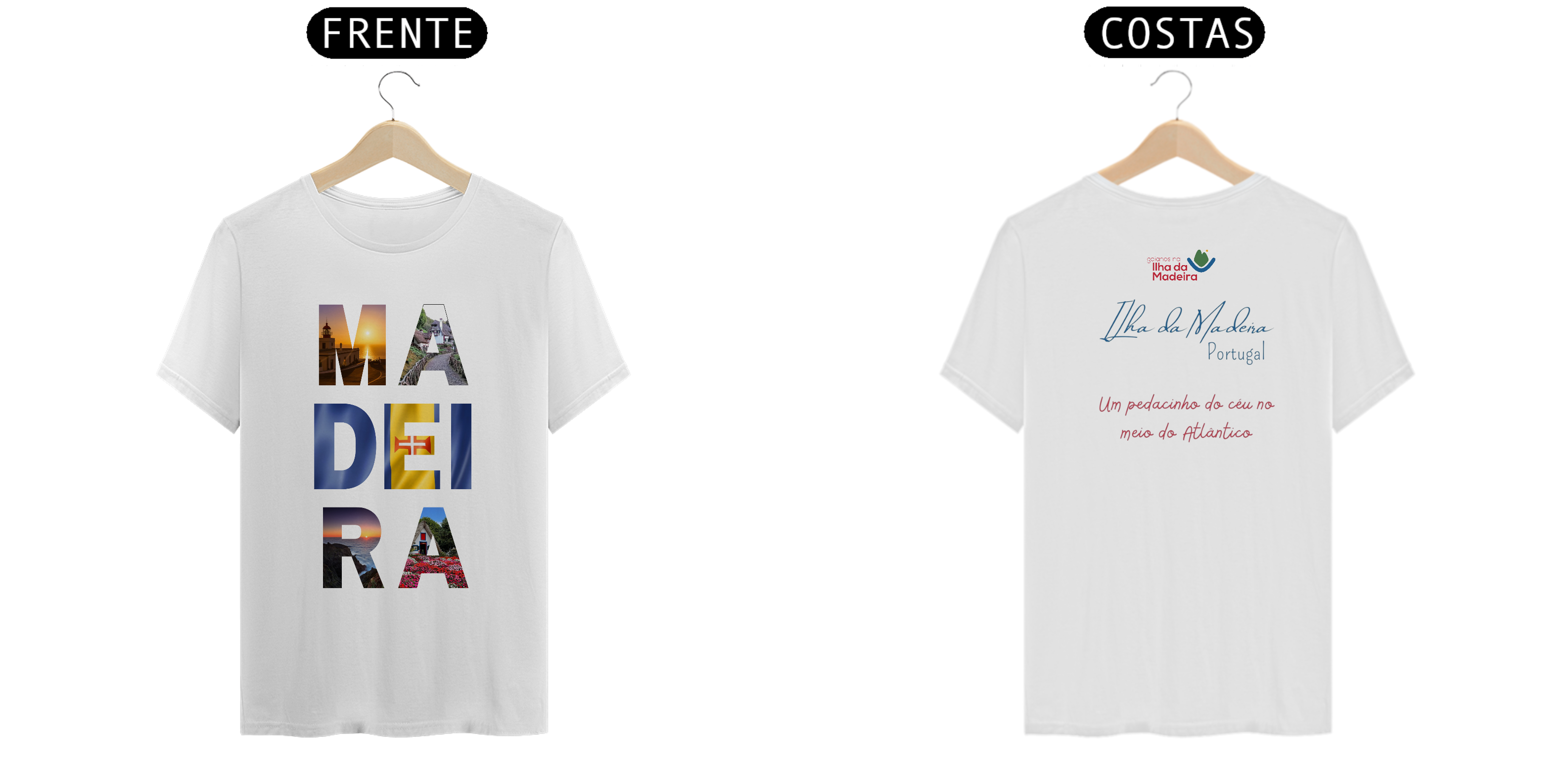 Camiseta  Masculina MADEIRA - Tipo 1