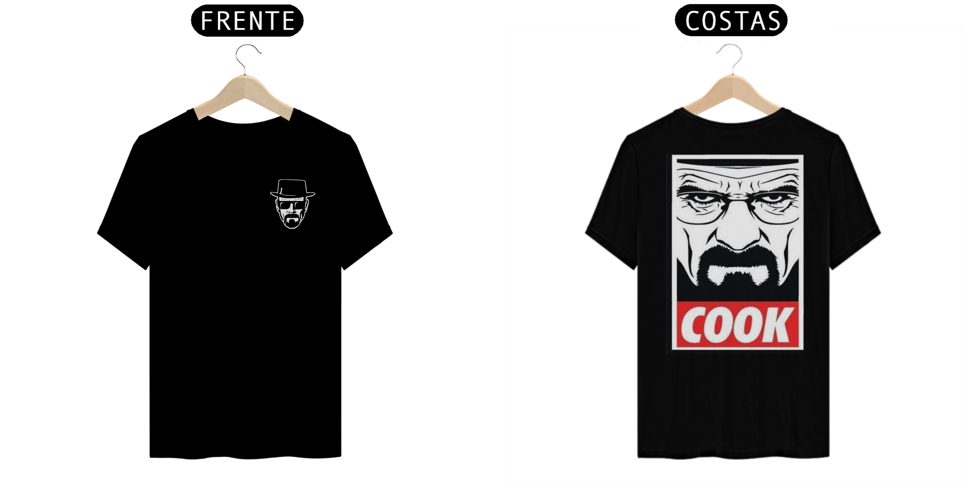 Camiseta Breaking Bad Heisenberg Cook