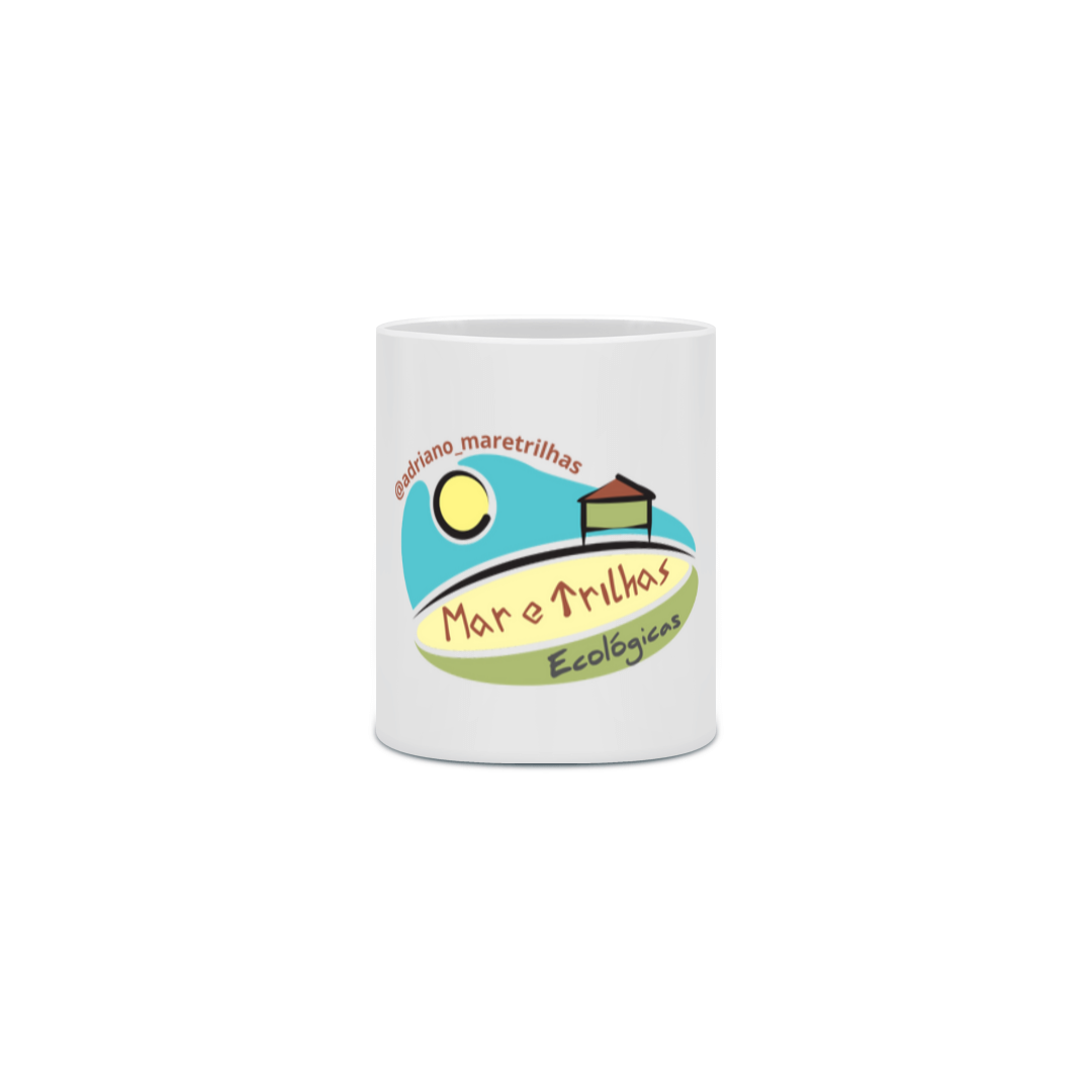 Nome do produto: Caneca - Mar e Trilhas