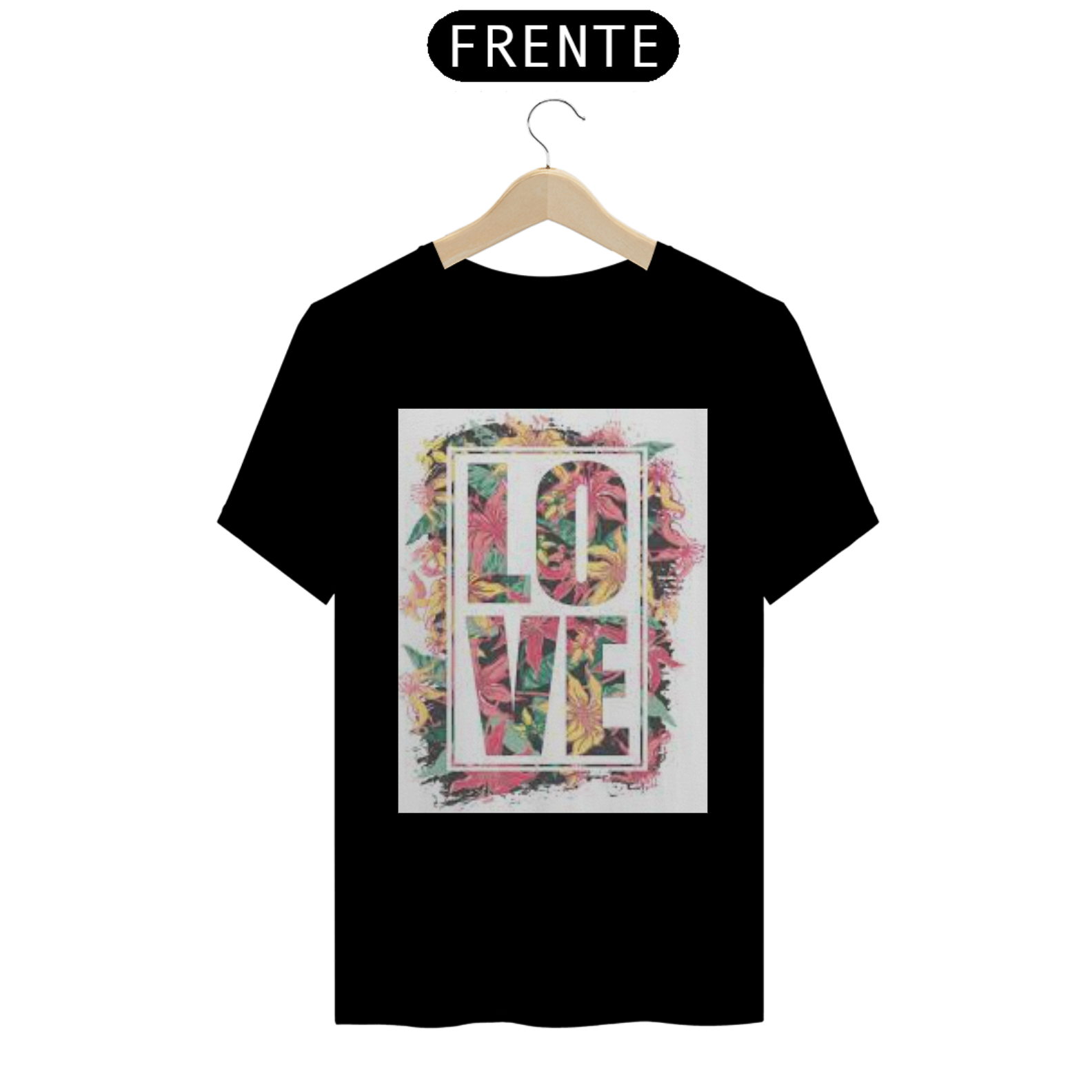 Nome do produto: CAMISETA LOVE: Vista o Sentimento que Nunca Sai de Moda!