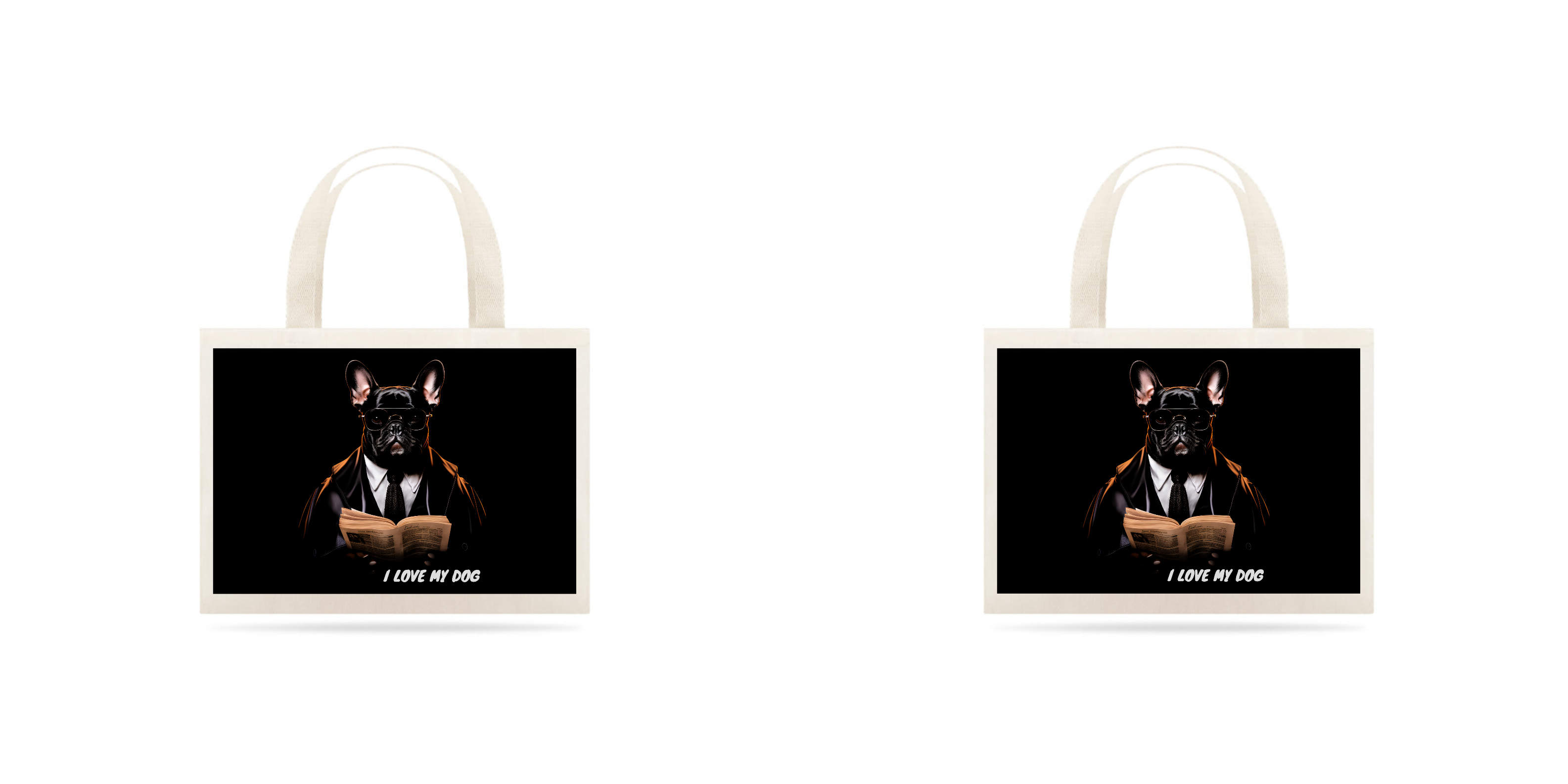 Bulldog Francês Advogado - Ecobag - Coleção Tal Pais - Tal Patas