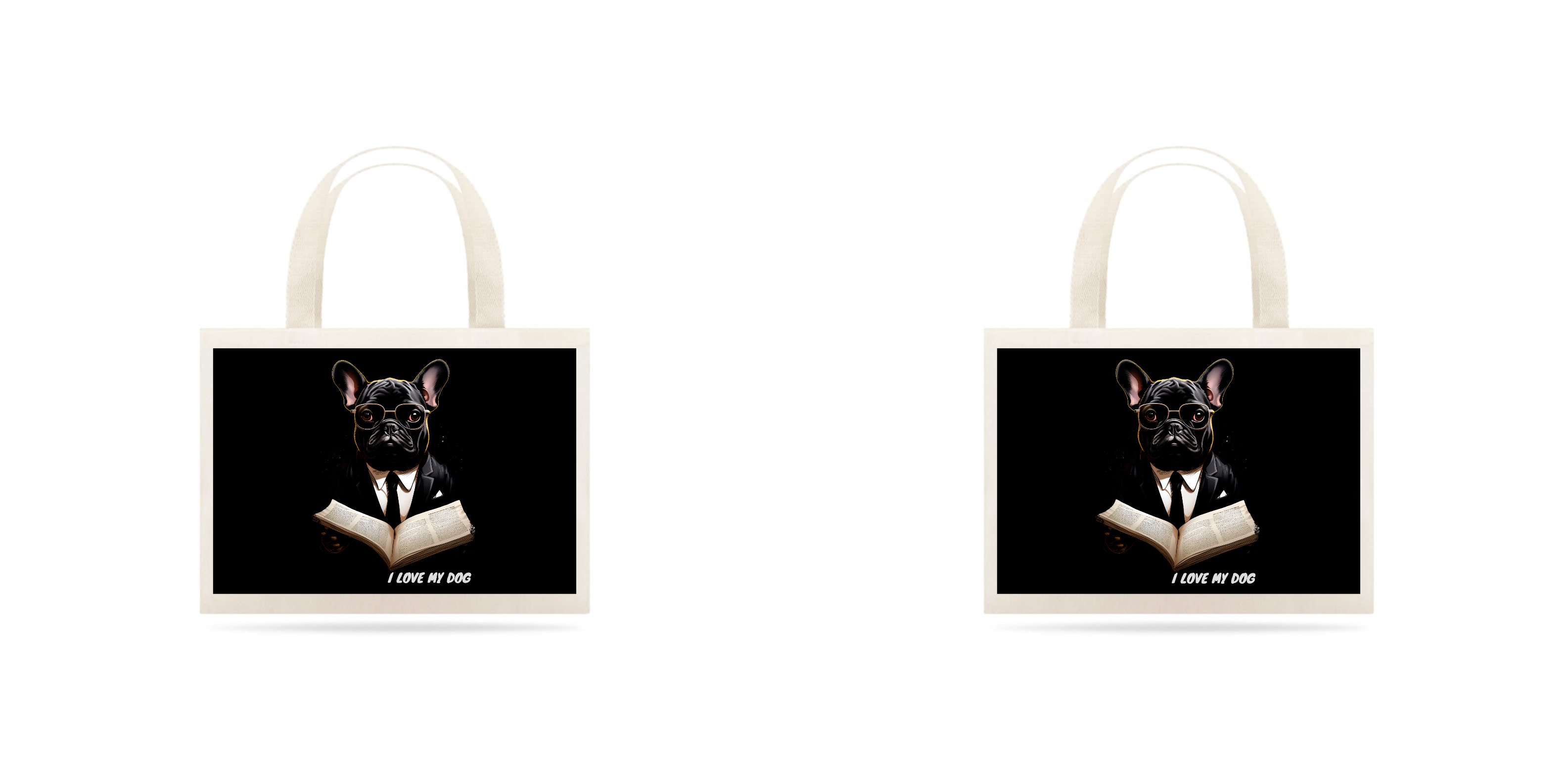 Bulldog Francês Advogado - Ecobag - Coleção Tal Pais - Tal Patas