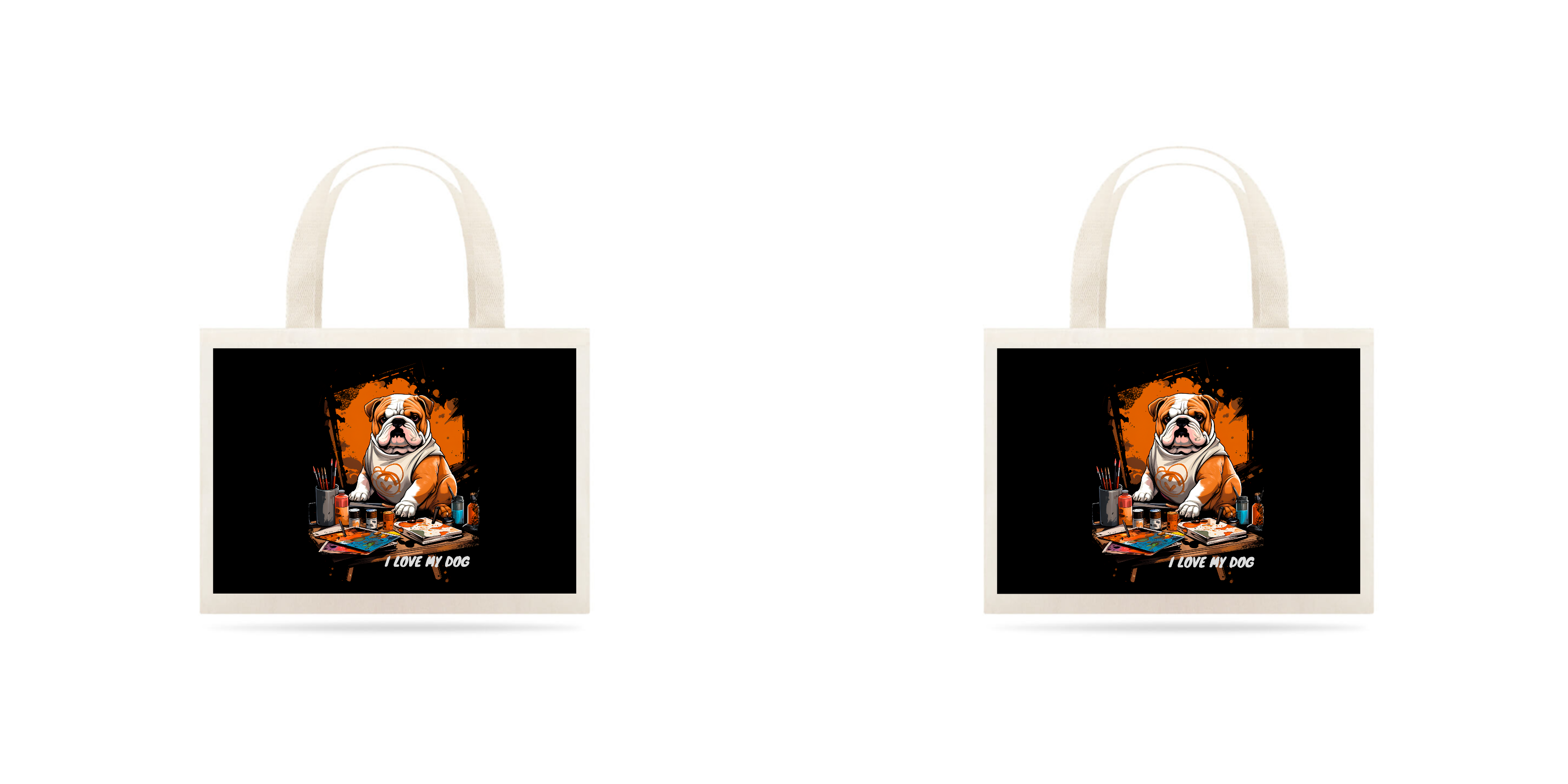 Bulldog Inglês Arquiteto - Ecobag - Coleção Tal Pais - Tal Patas