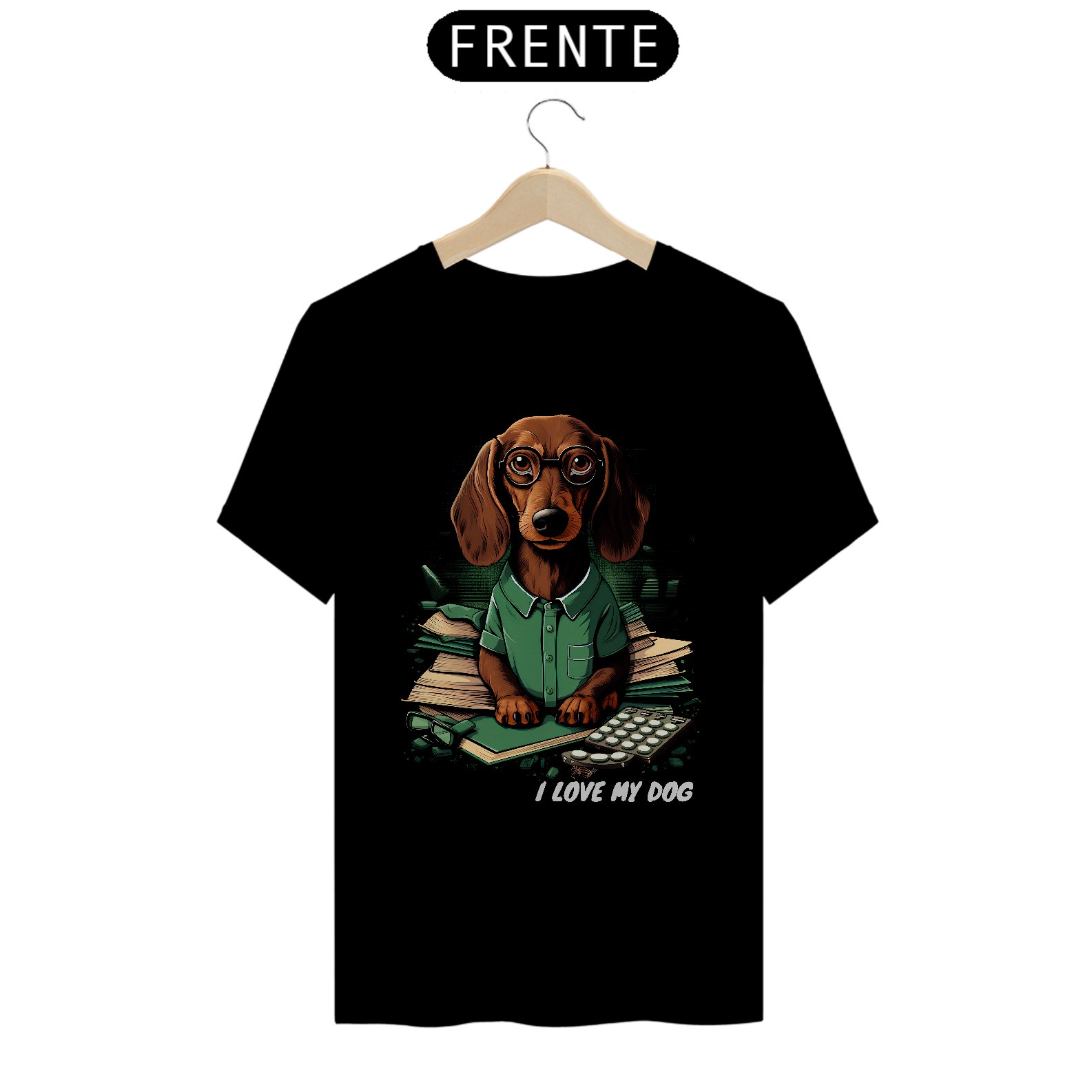 Dachshund Contador (Basset - cão-salsicha) - Coleção Tal Pais - Tal Patas