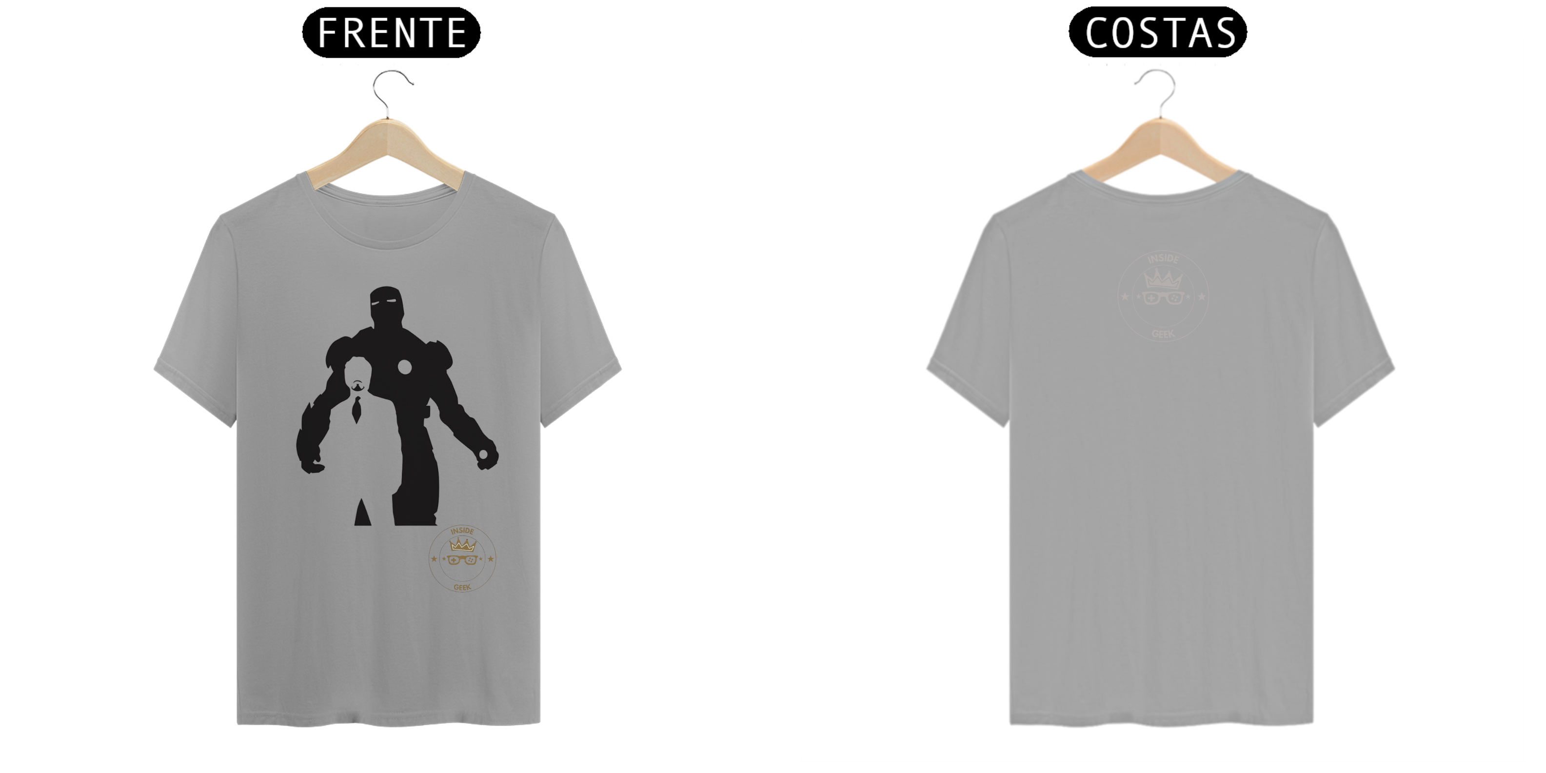 Camisa T shirt quality, Homem e Ferro