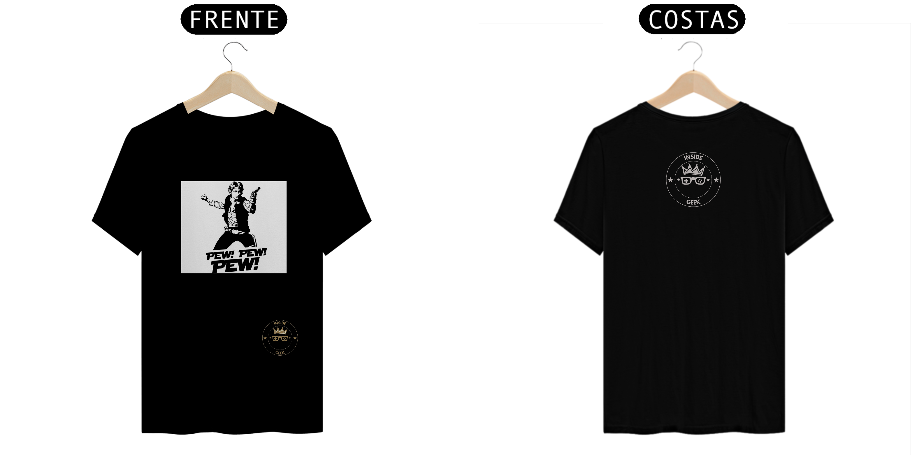 Camisa T shirt quality, Han Solo