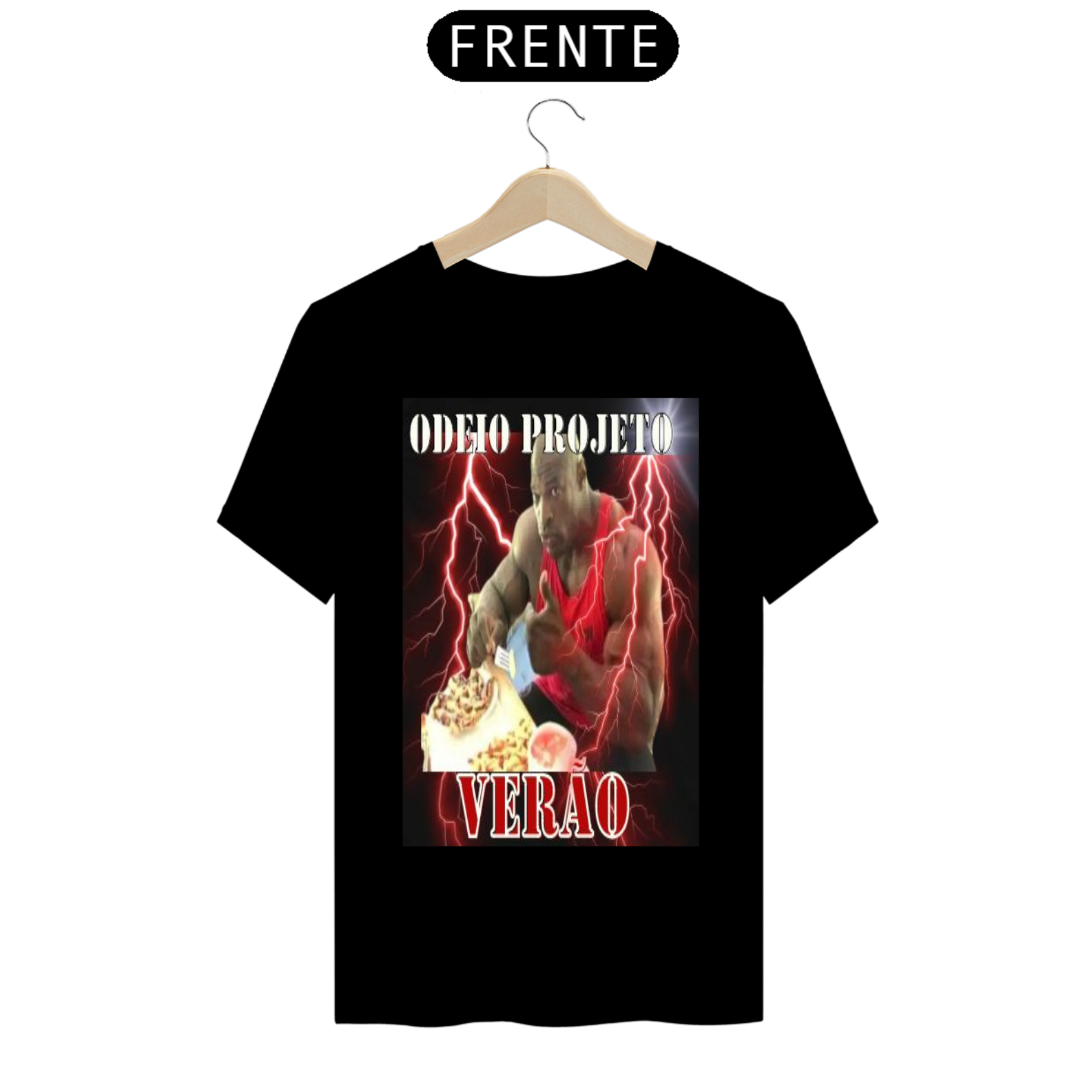 camisa odeio projeto verao