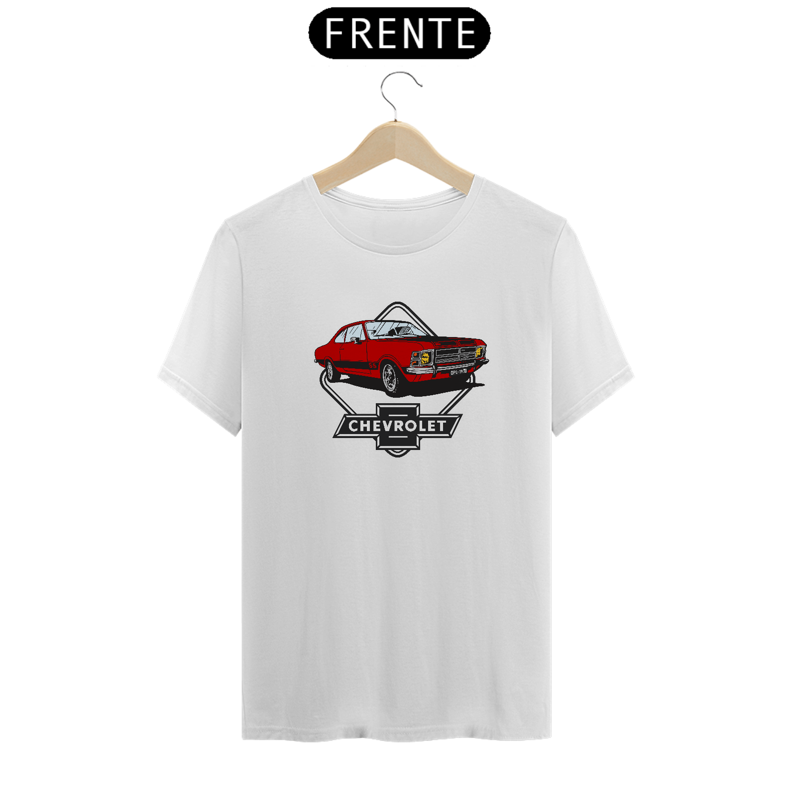 Nome do produto  Camiseta Opala SS Mod 1 Vermelho