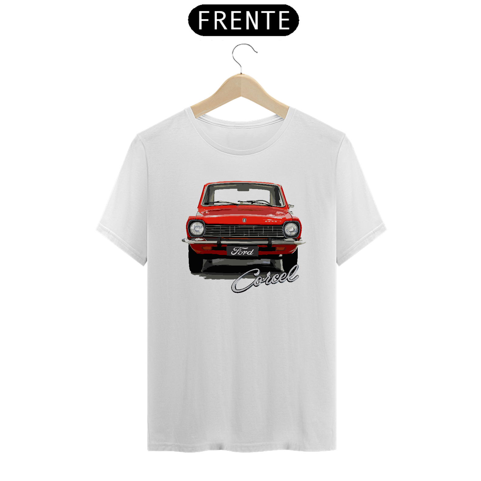 Nome do produto  Camiseta Ford Corcel Vermelho