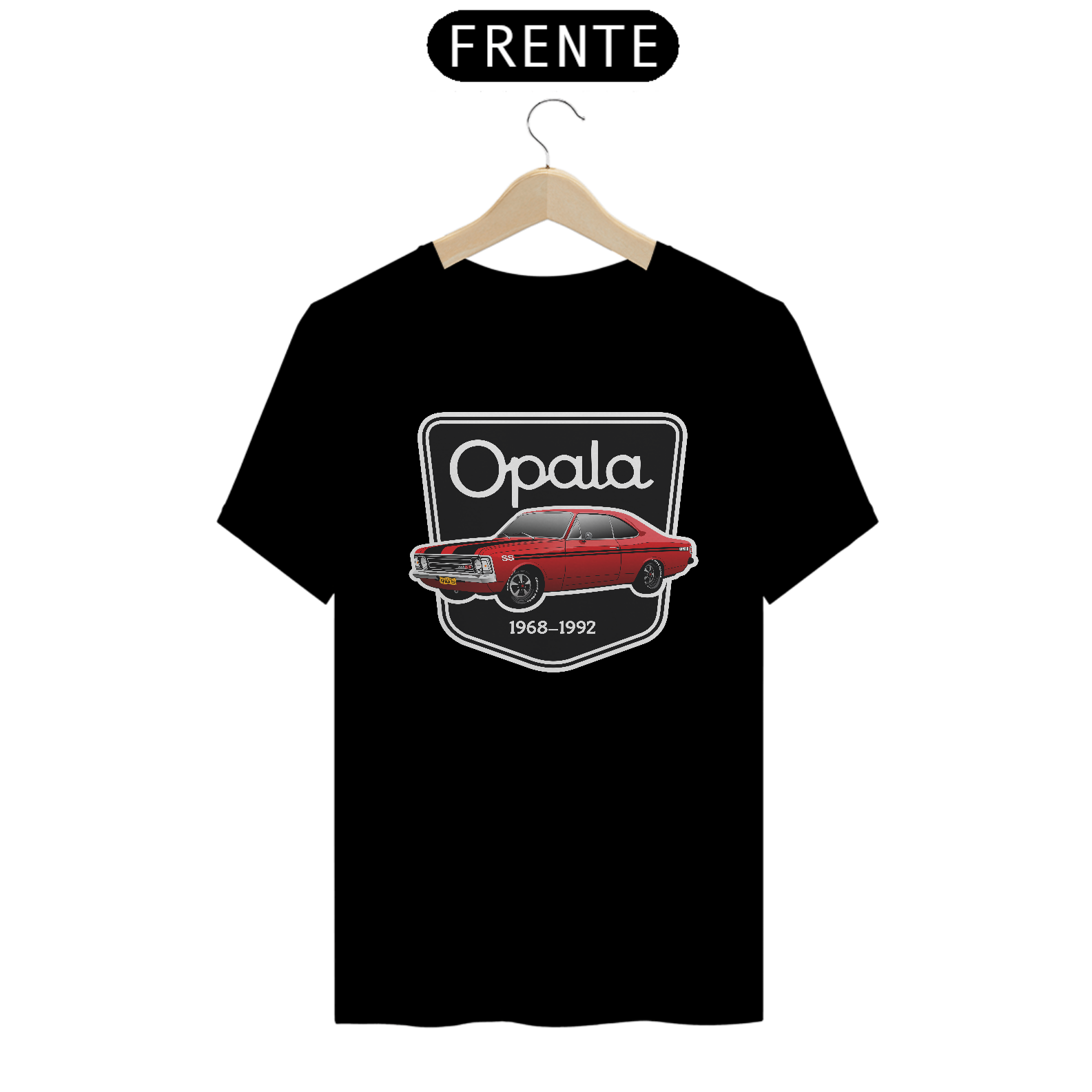 Nome do produto  Camiseta Opala Mod 2 SS Vermelho