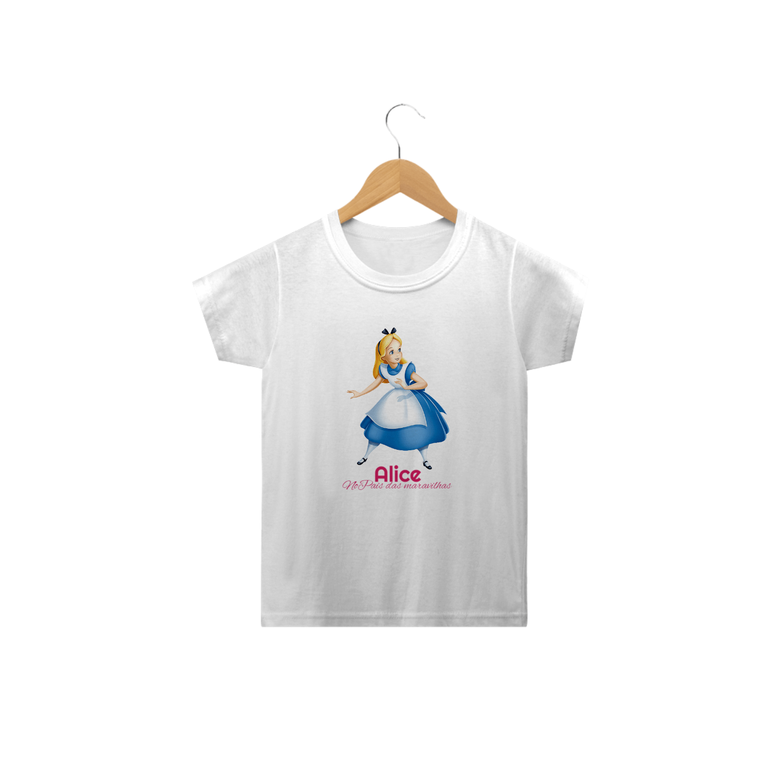 Camiseta Juvenil Alice No Pais das Maravilhas