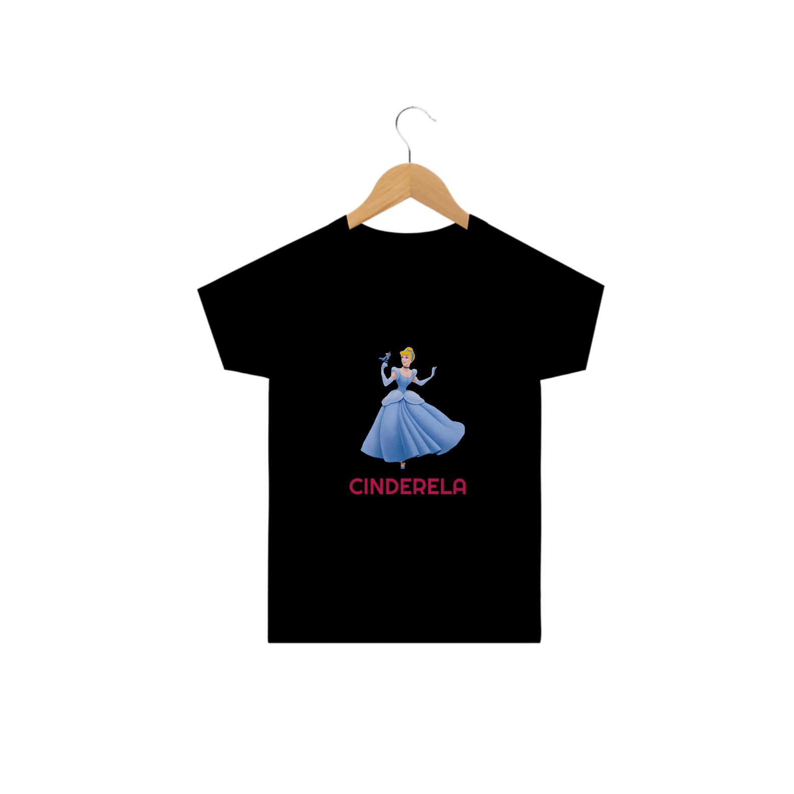 Camiseta Infantil Cinderela