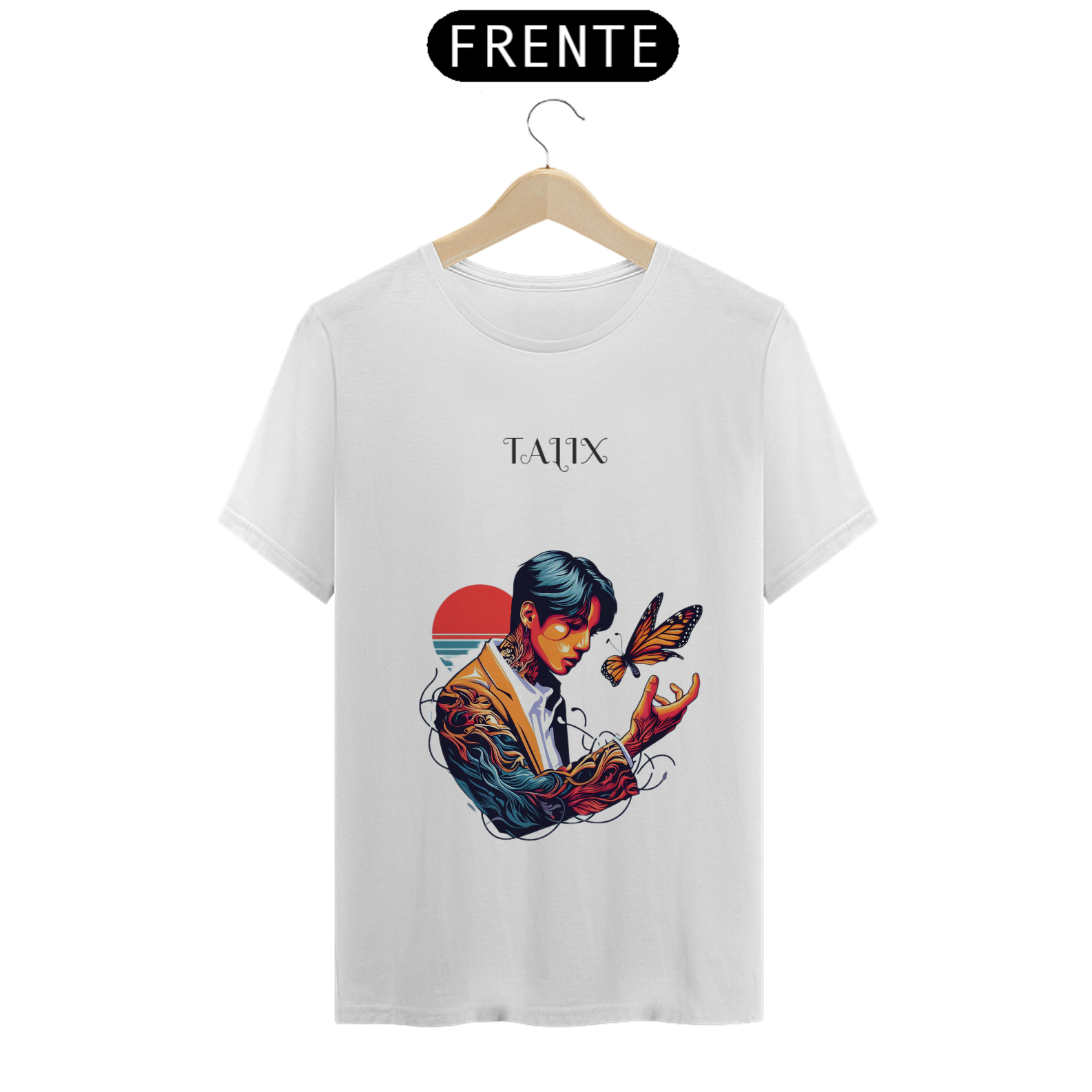 Camisa com estampa do cantor Jeon Jungkook 