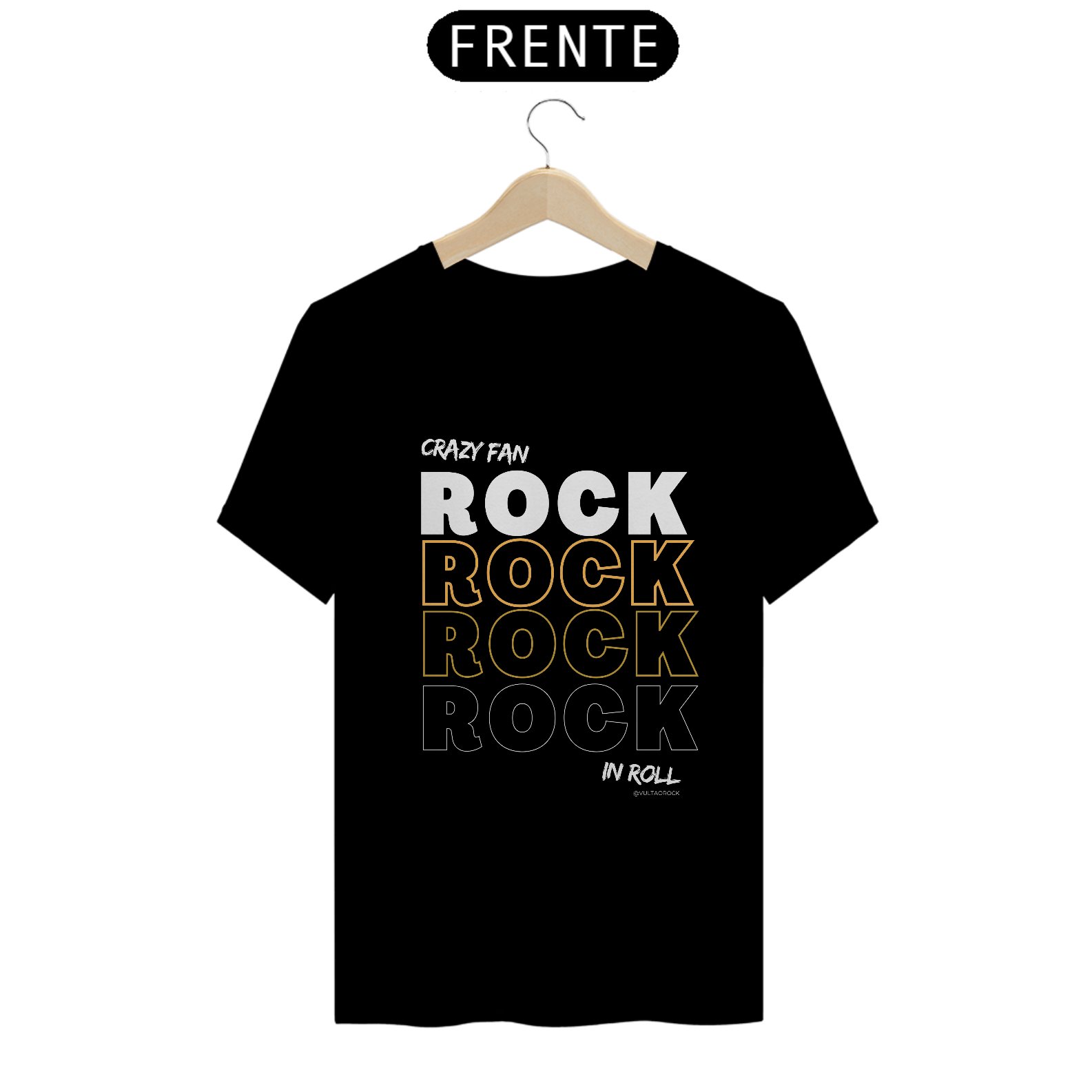 Camisa Crazy Fan Rock