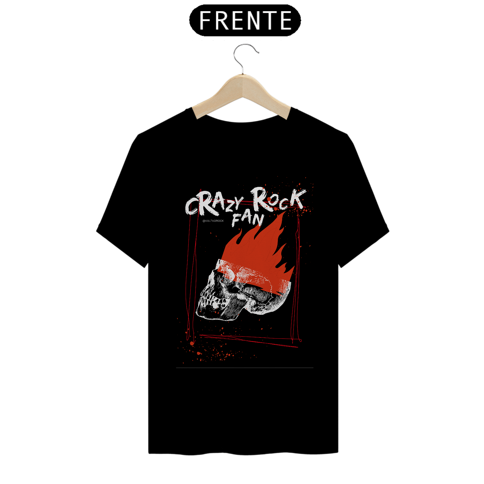 Camisa Crazy Fan Rock 2