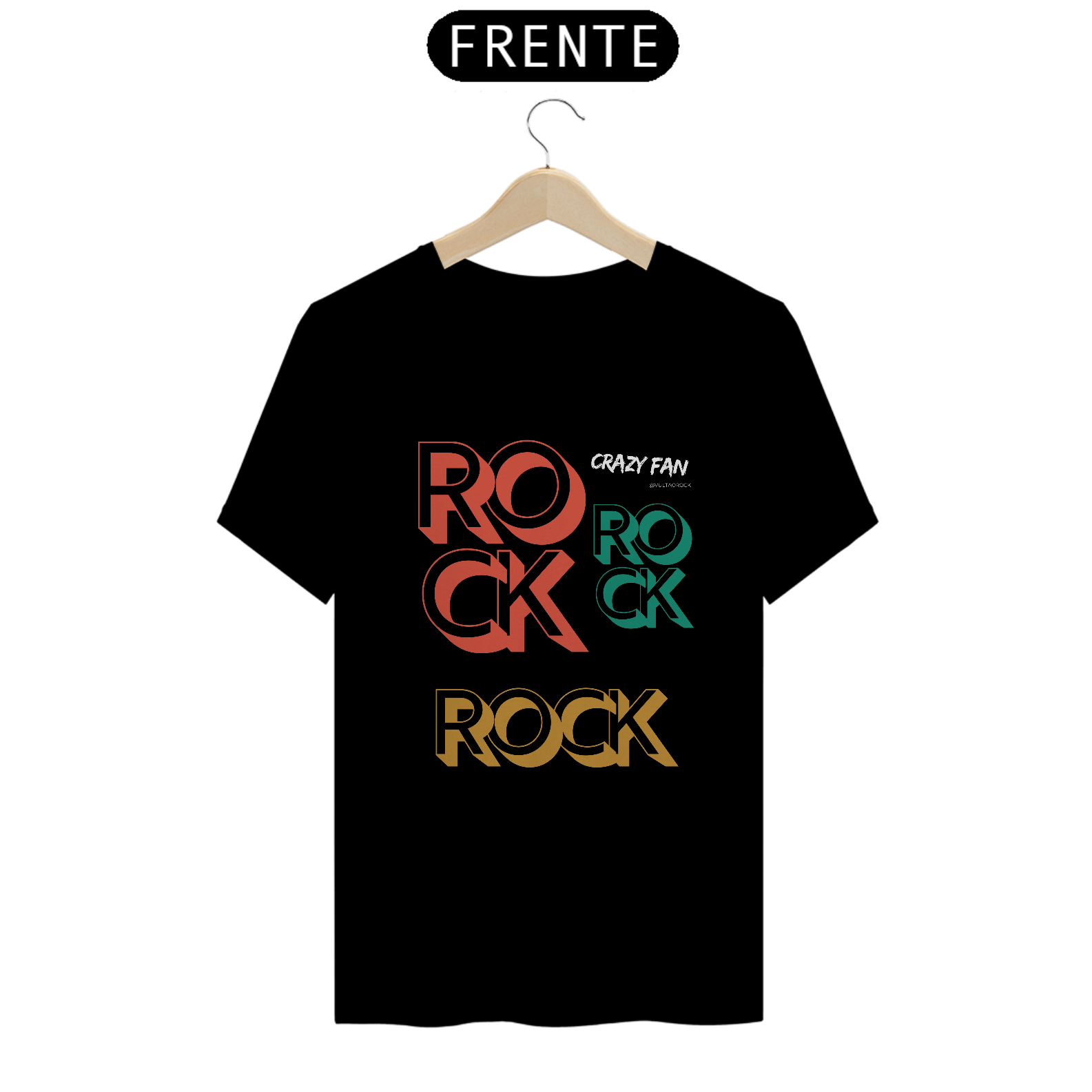 Camisa Crazy Fan Rock 5