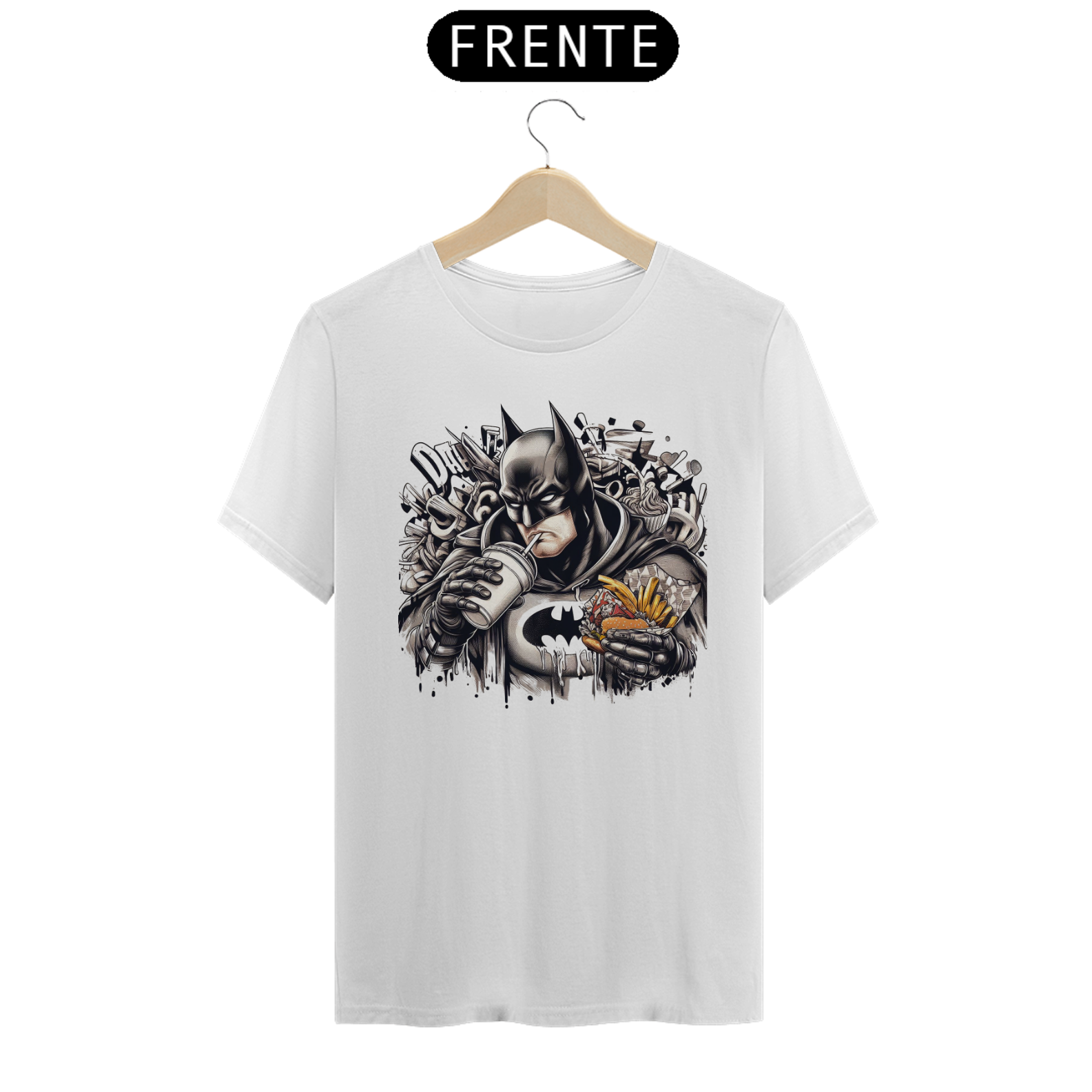 Camiseta Batman Lanchando