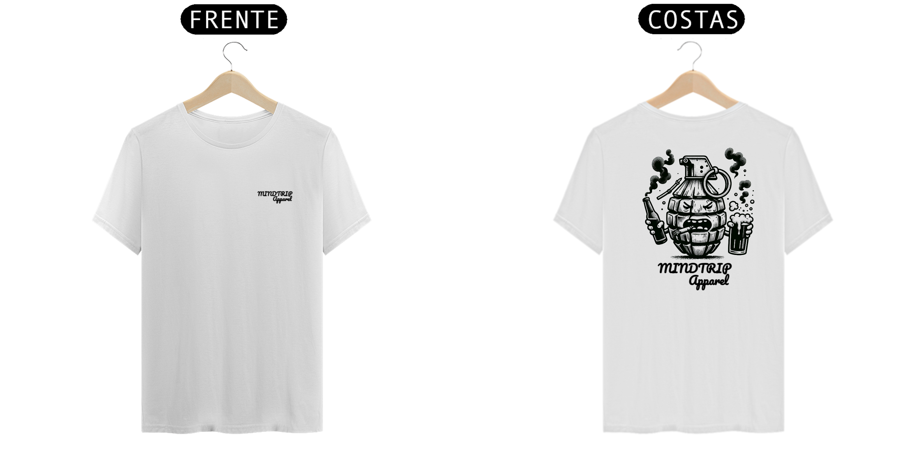 Camiseta Granada Tomando Chopp e Fumando (Mindtrip Apparel)