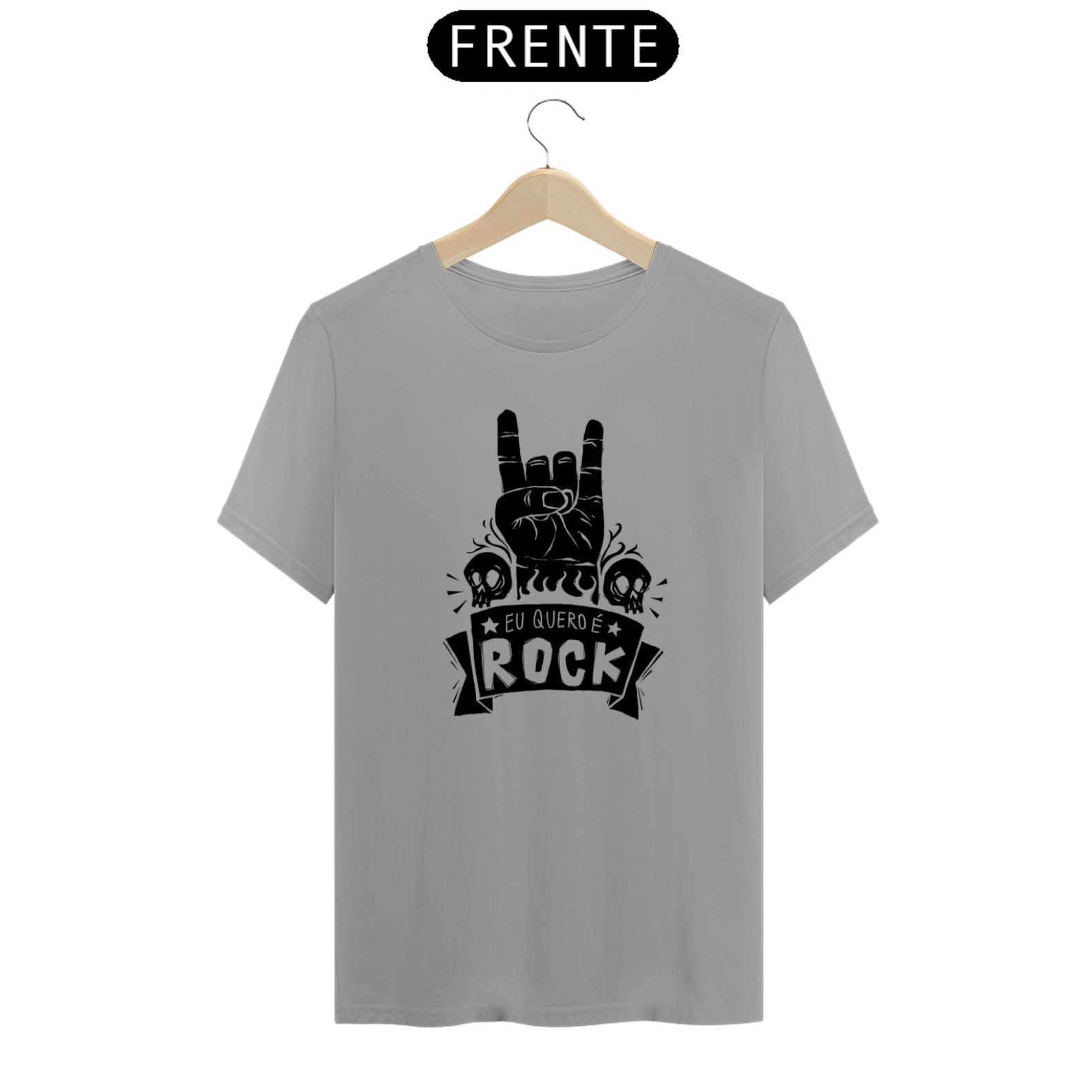 Camiseta 'Eu Quero É Rock'