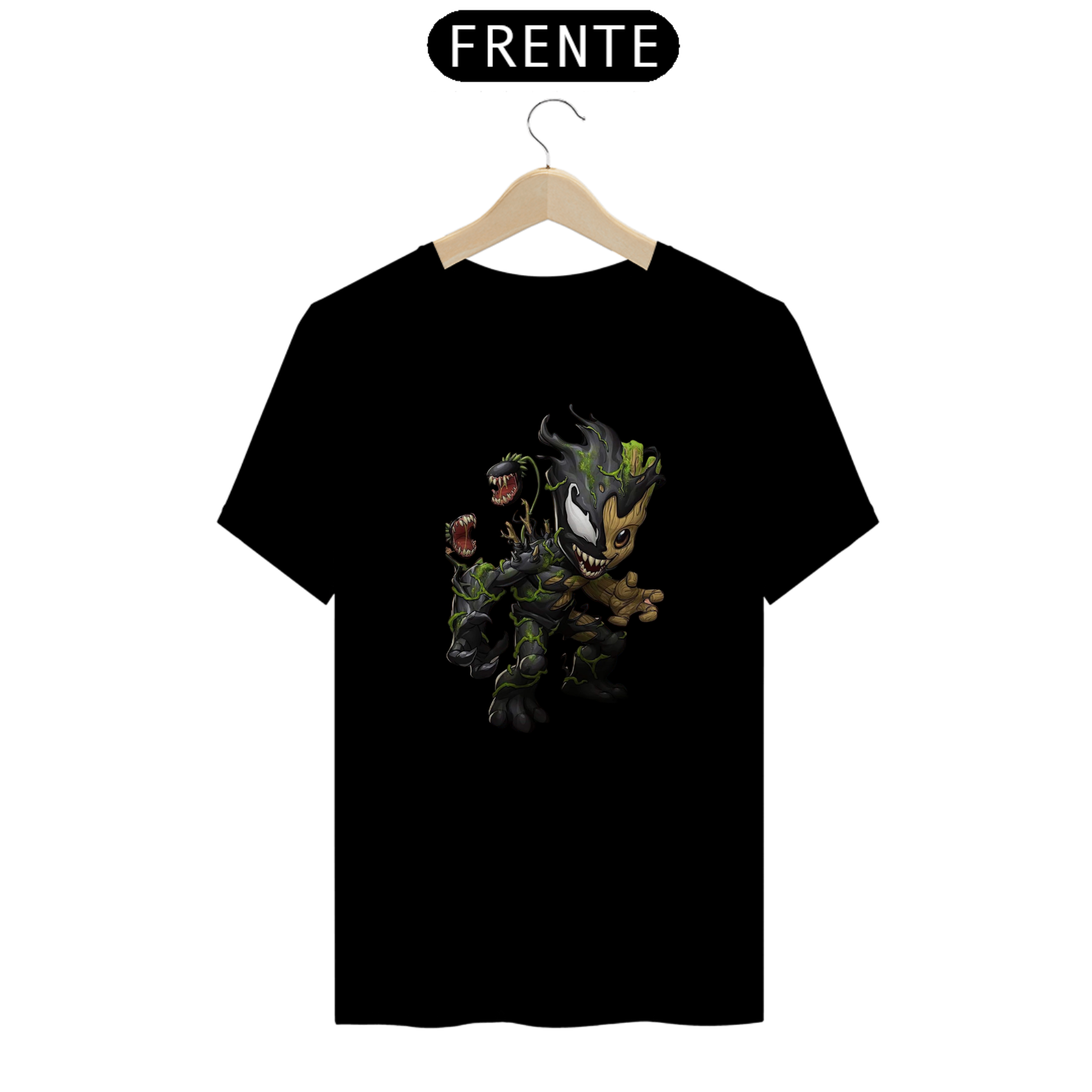 Camiseta Simbiose do Groot Com Venom
