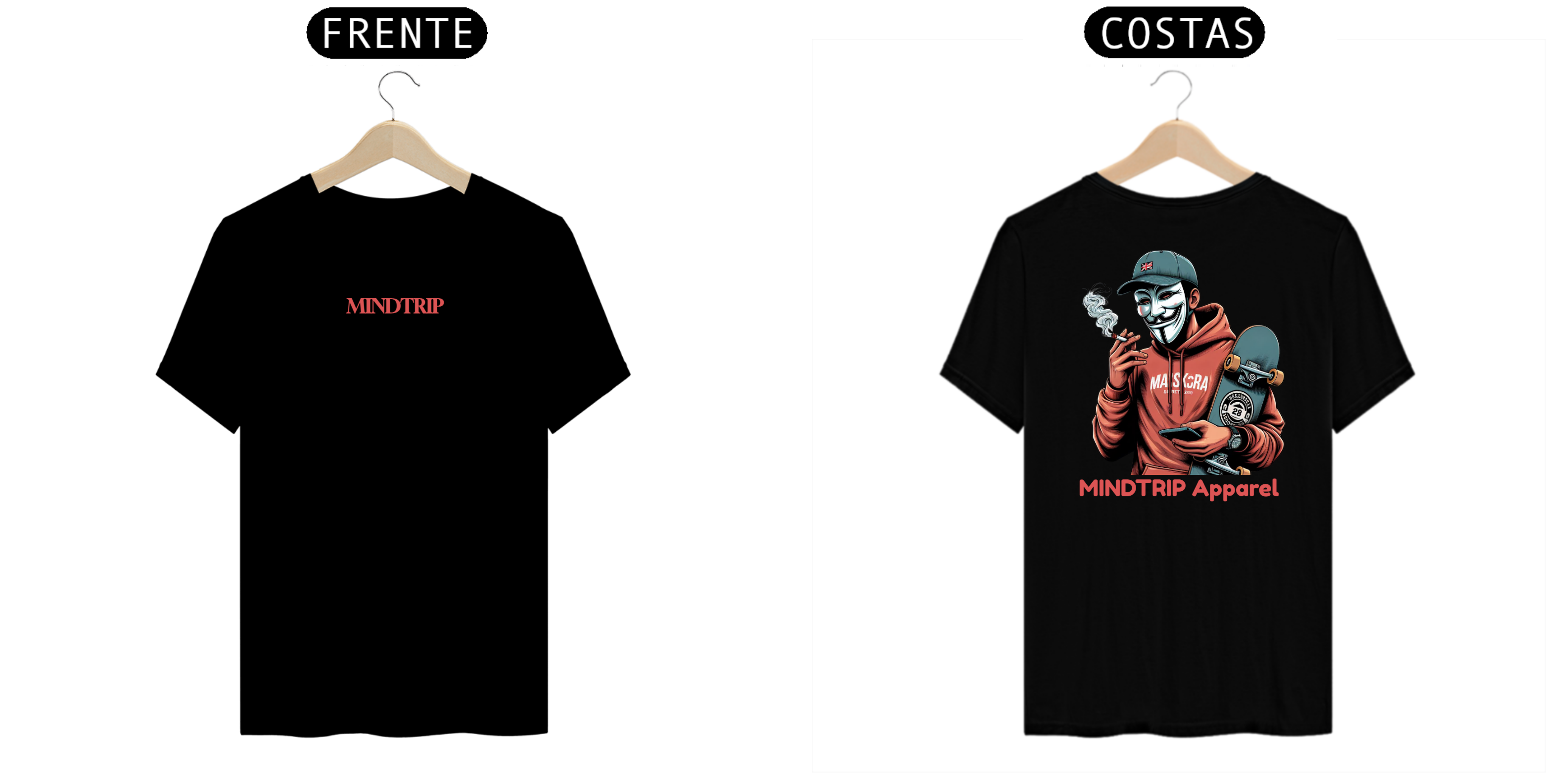 Camisa Skatista Mascarado ( Mindtrip Apparel)