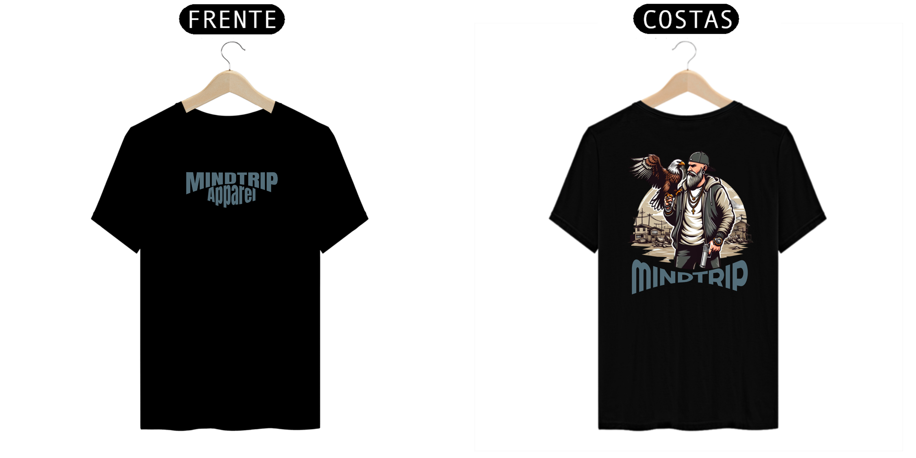 Camisa Tiozão e a Águia (Mindtrip Apparel)