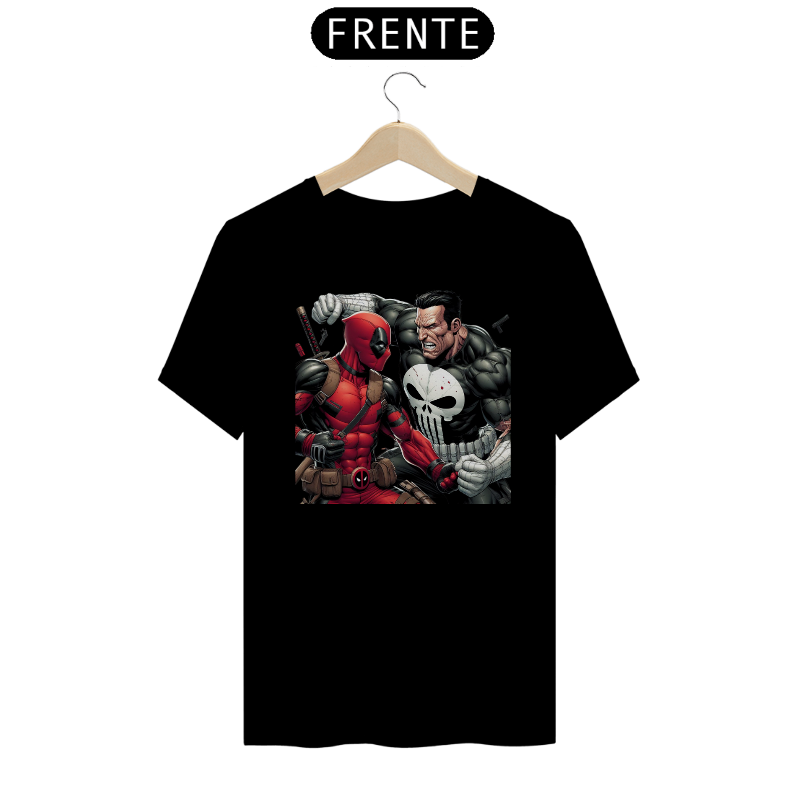 Camisa Deadpool x Justiceiro
