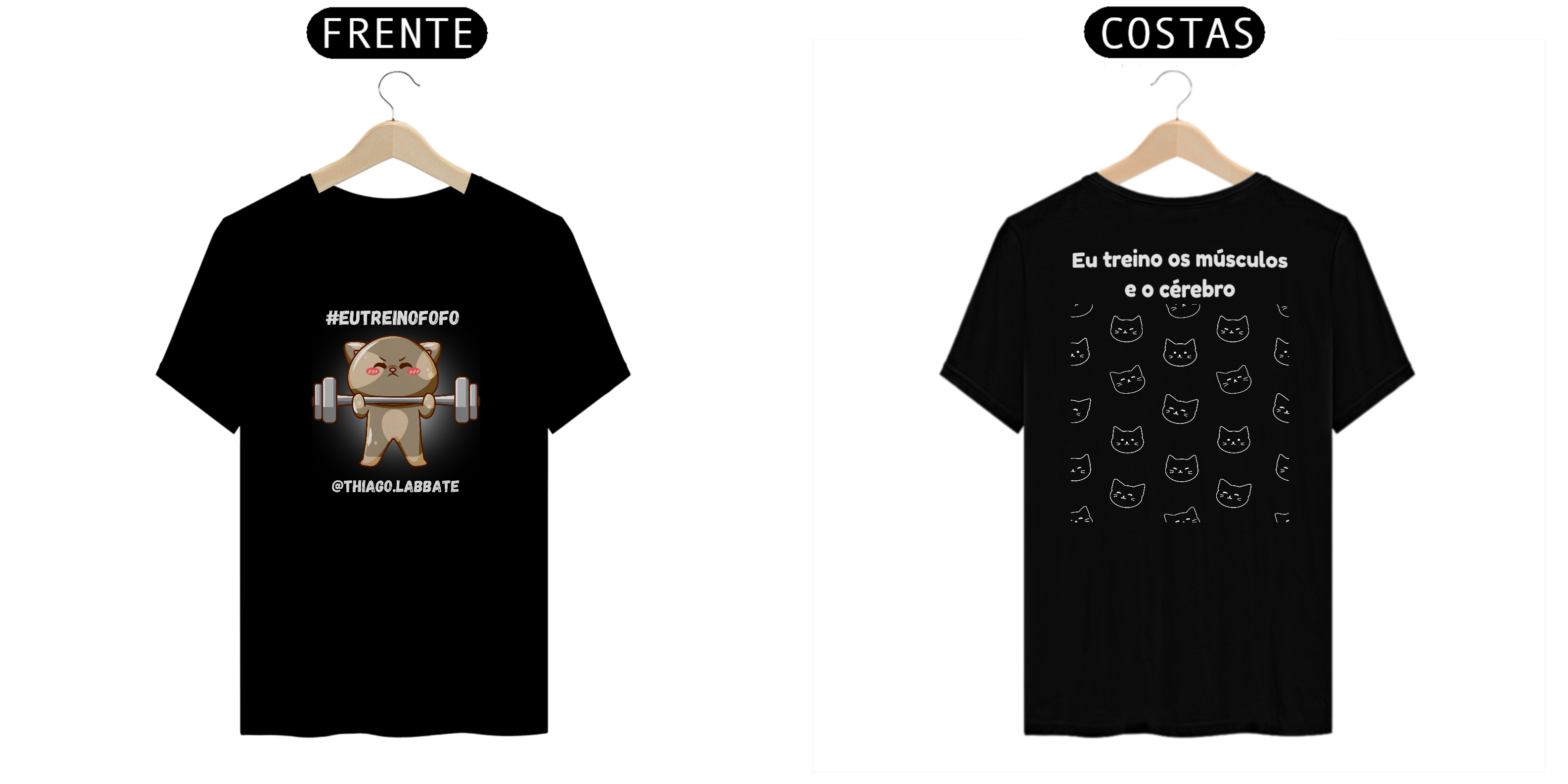 Eu treino os músculos e o cérebro