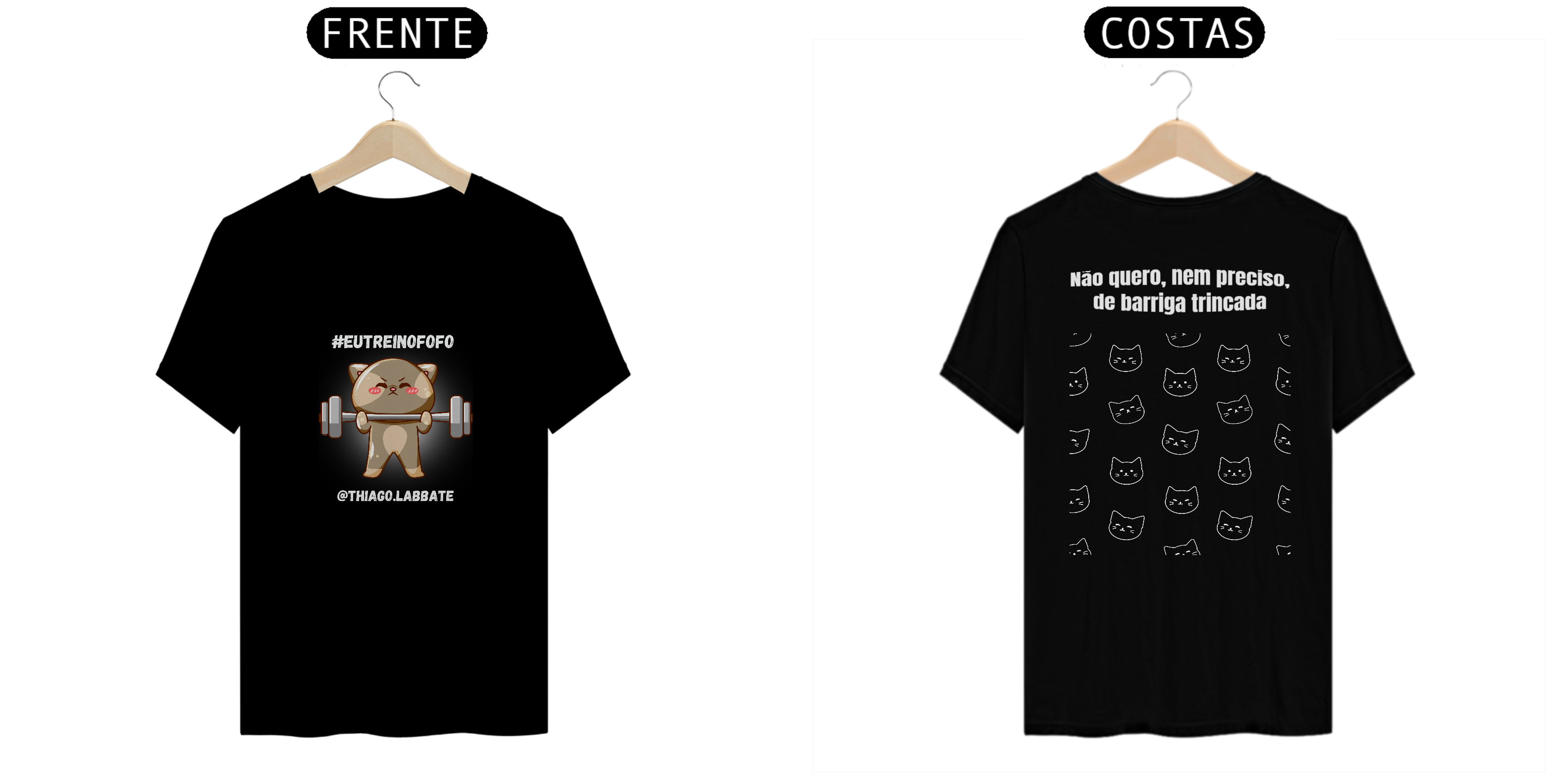 Não quero, nem preciso, de barriga trincada