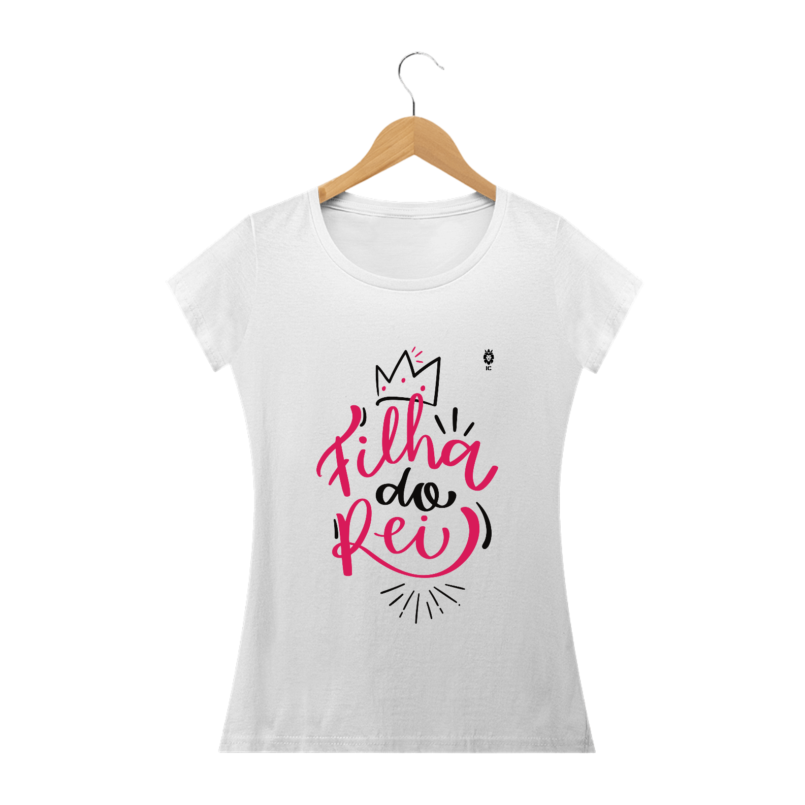 Camiseta Baby Prime Filha do Rei - Identidade Cristã