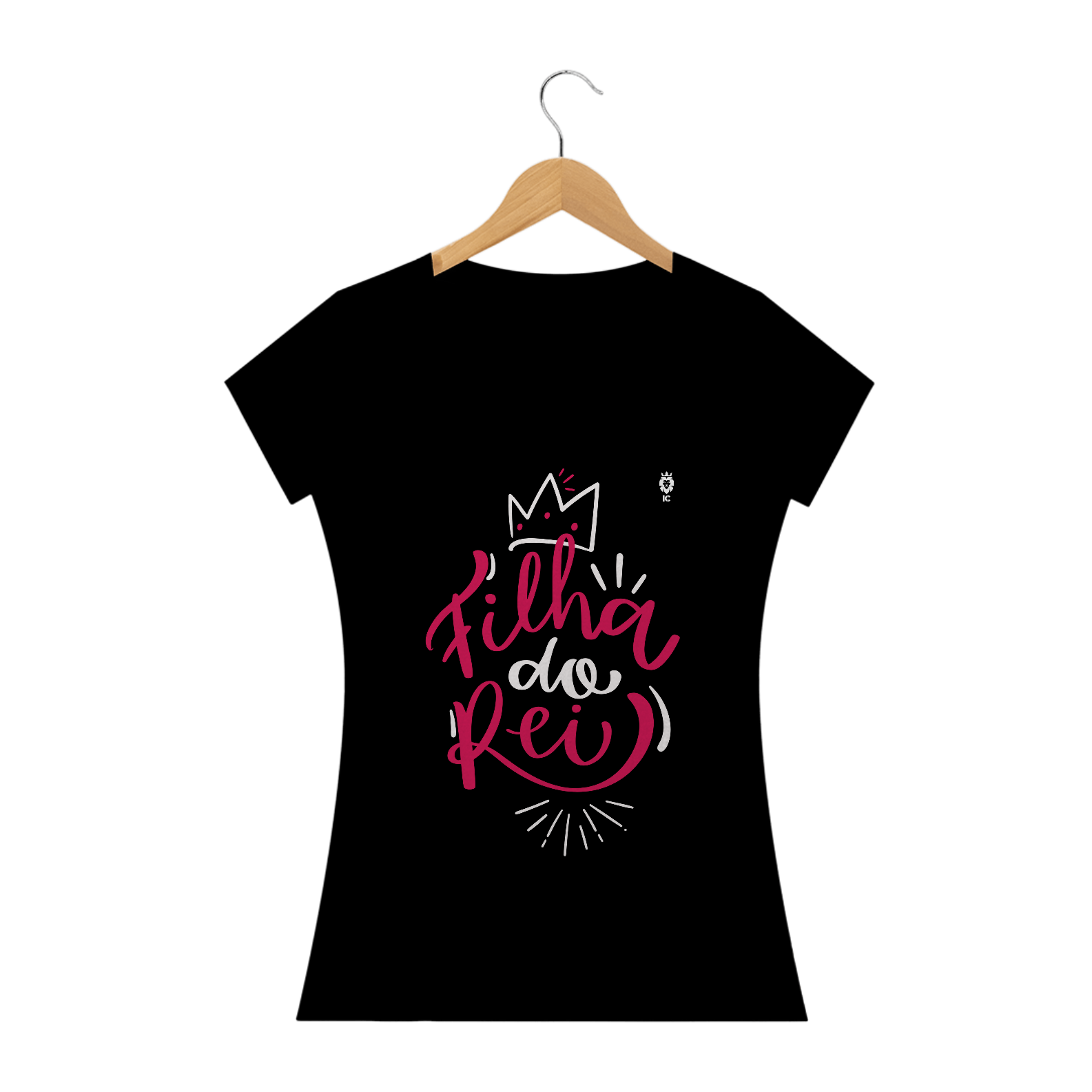 Camiseta Baby Clássica Filha do Rei - Identidade Cristã
