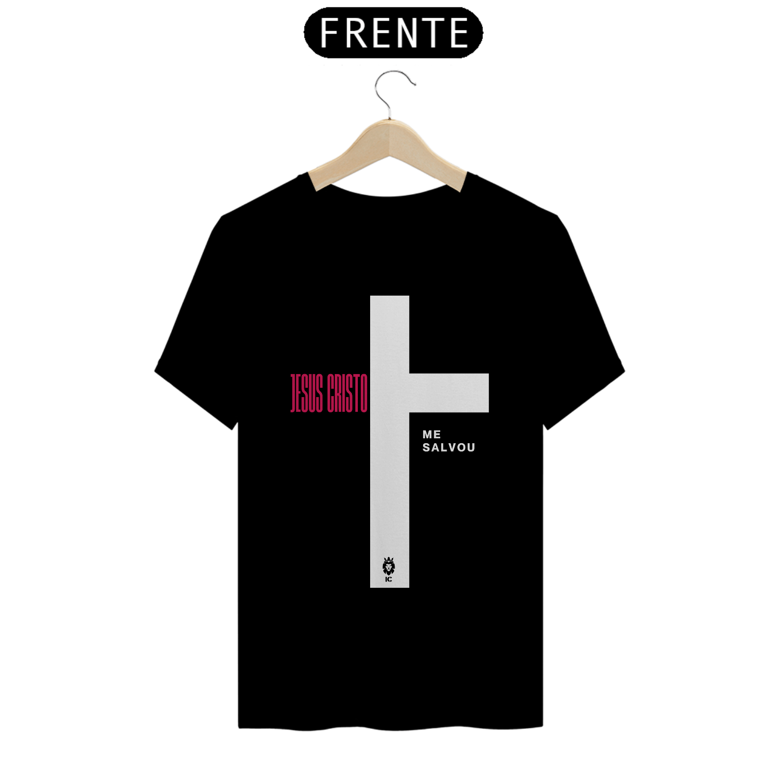 Camiseta Clássica Jesus Cristo Me Salvou - Identidade Cristã