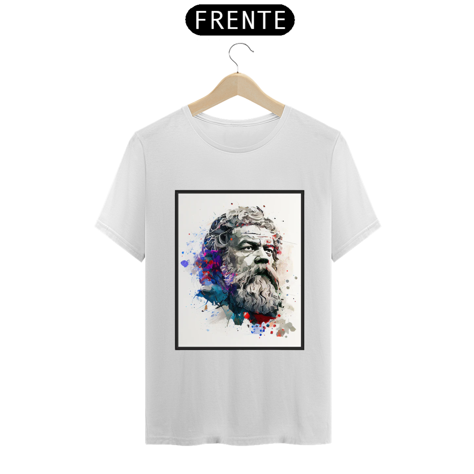 T-Shirt Sócrates Watercolor