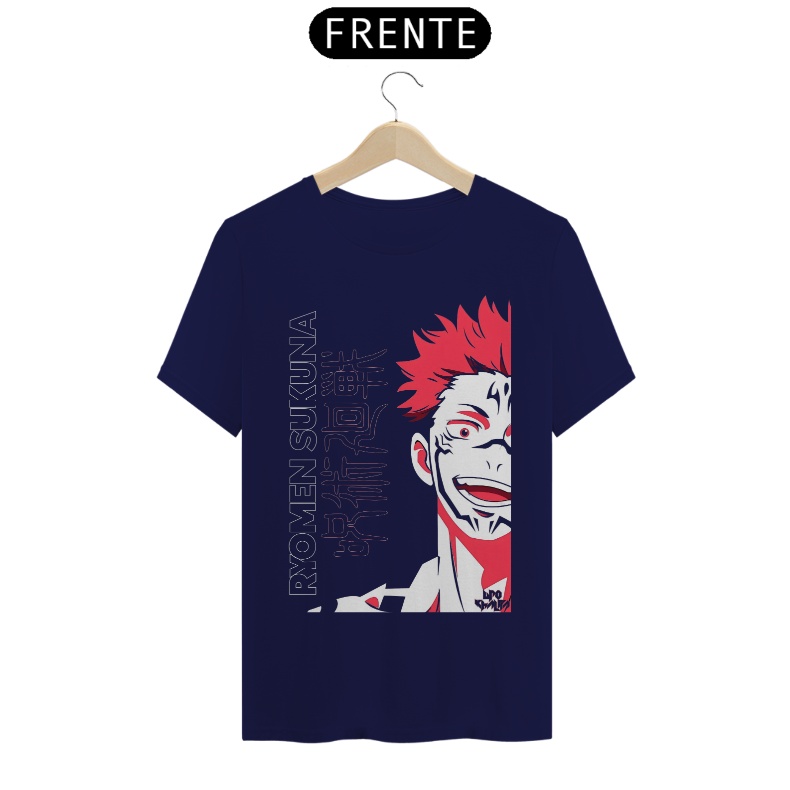 Camisa Classic Sukuna Jujutsu Kaisen - Tecido Premium