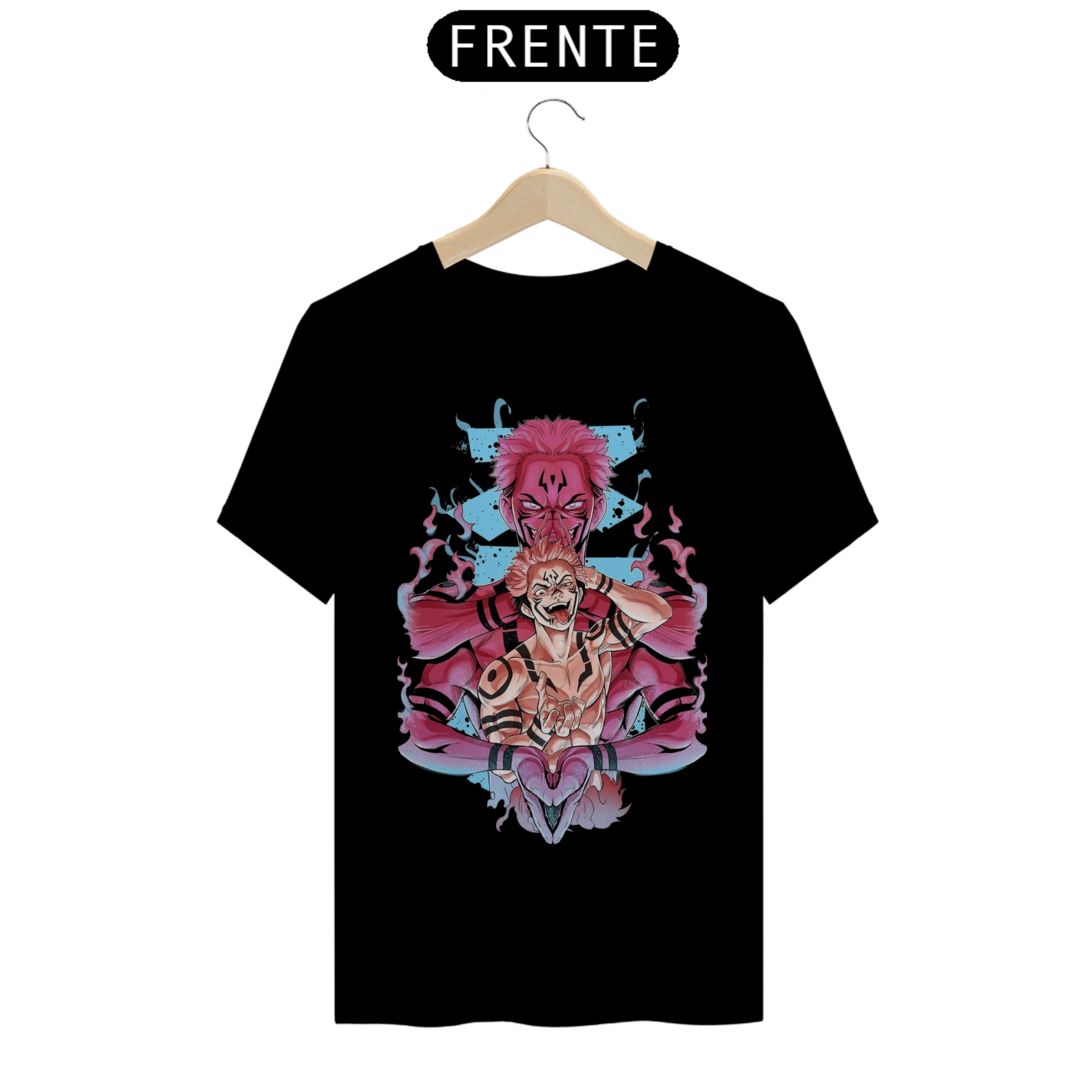 Camisa Quality Sukuna Jujutsu Kaisen - Tecido Premium