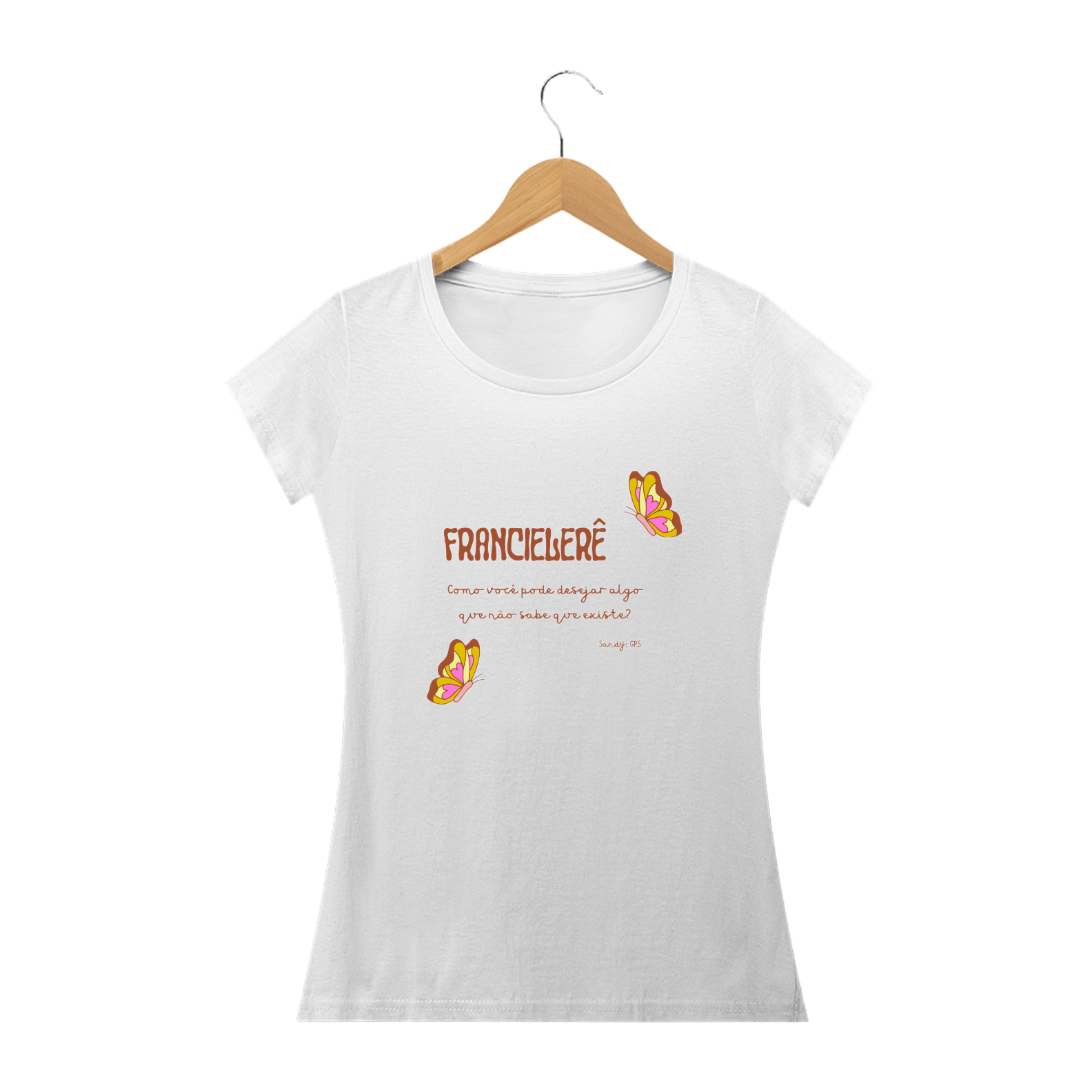 Camiseta Branca Francielerê