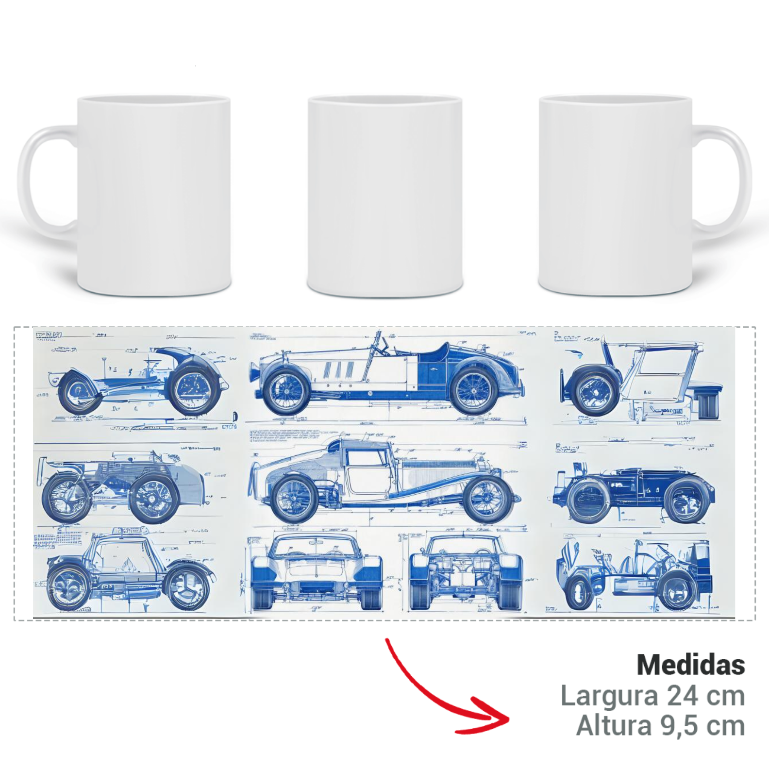 CANECA OLD CAR