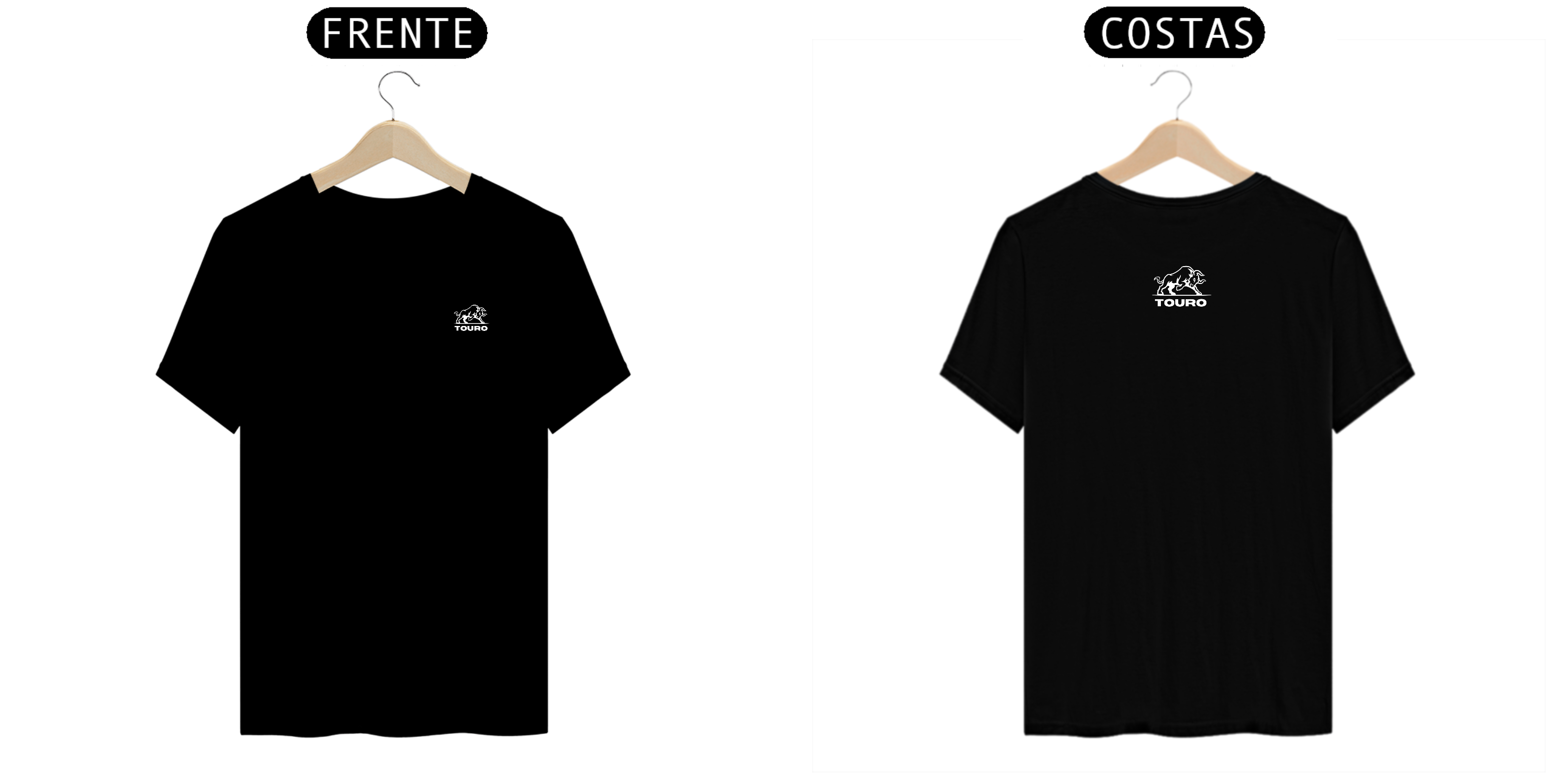 Camiseta preta Touro