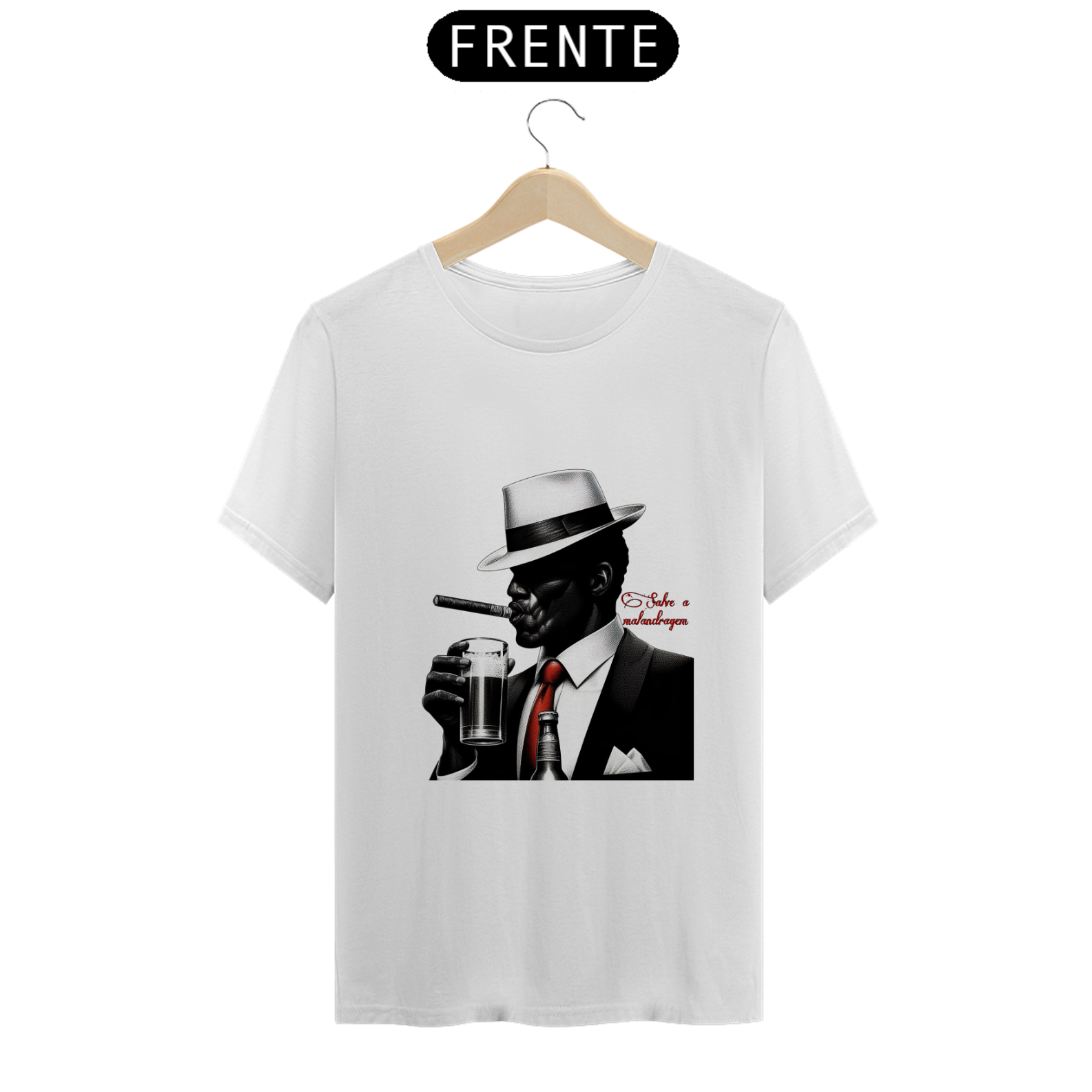 Camiseta masc. Malandragem 