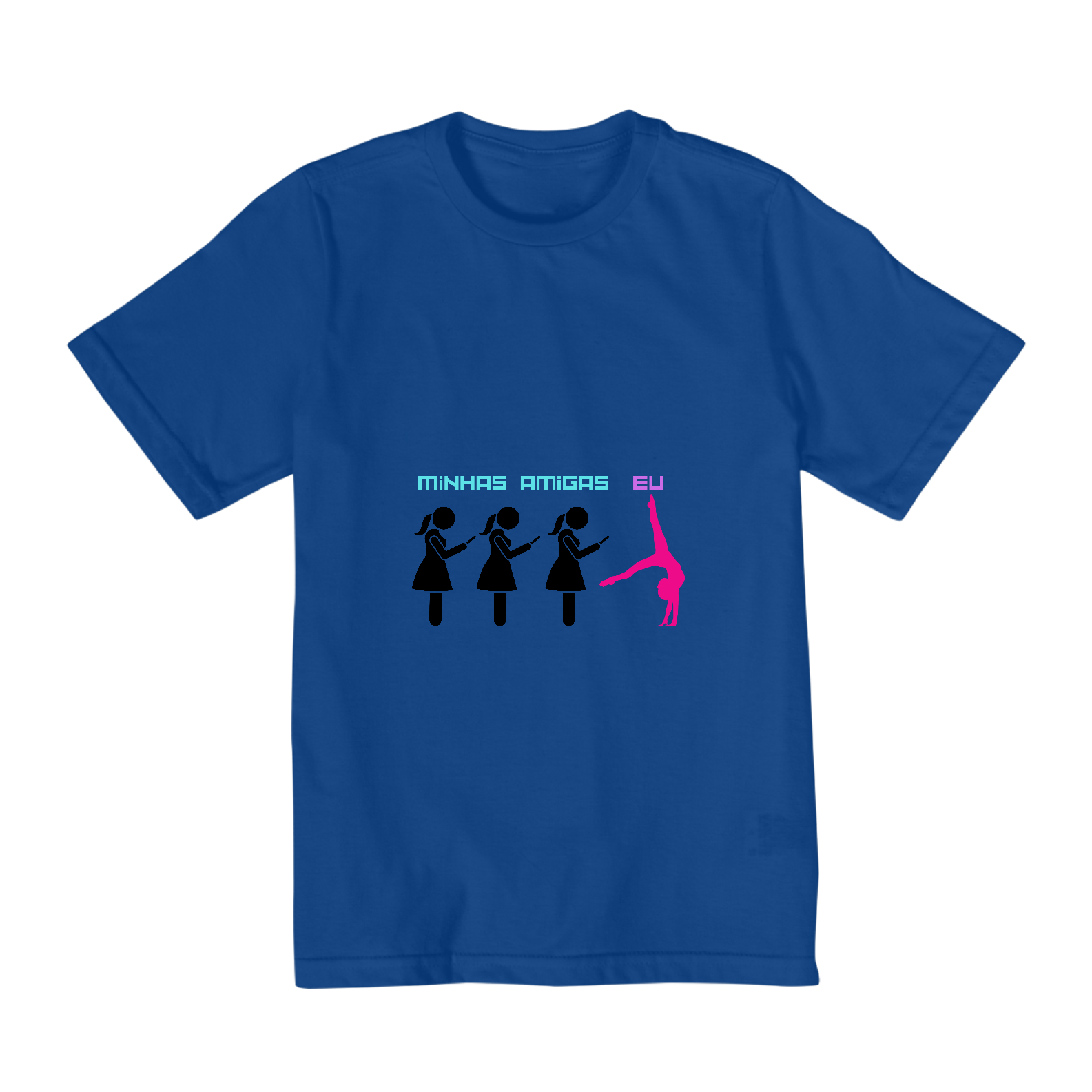 Camiseta Ginastica Artistica - Minhas Amigas / Eu