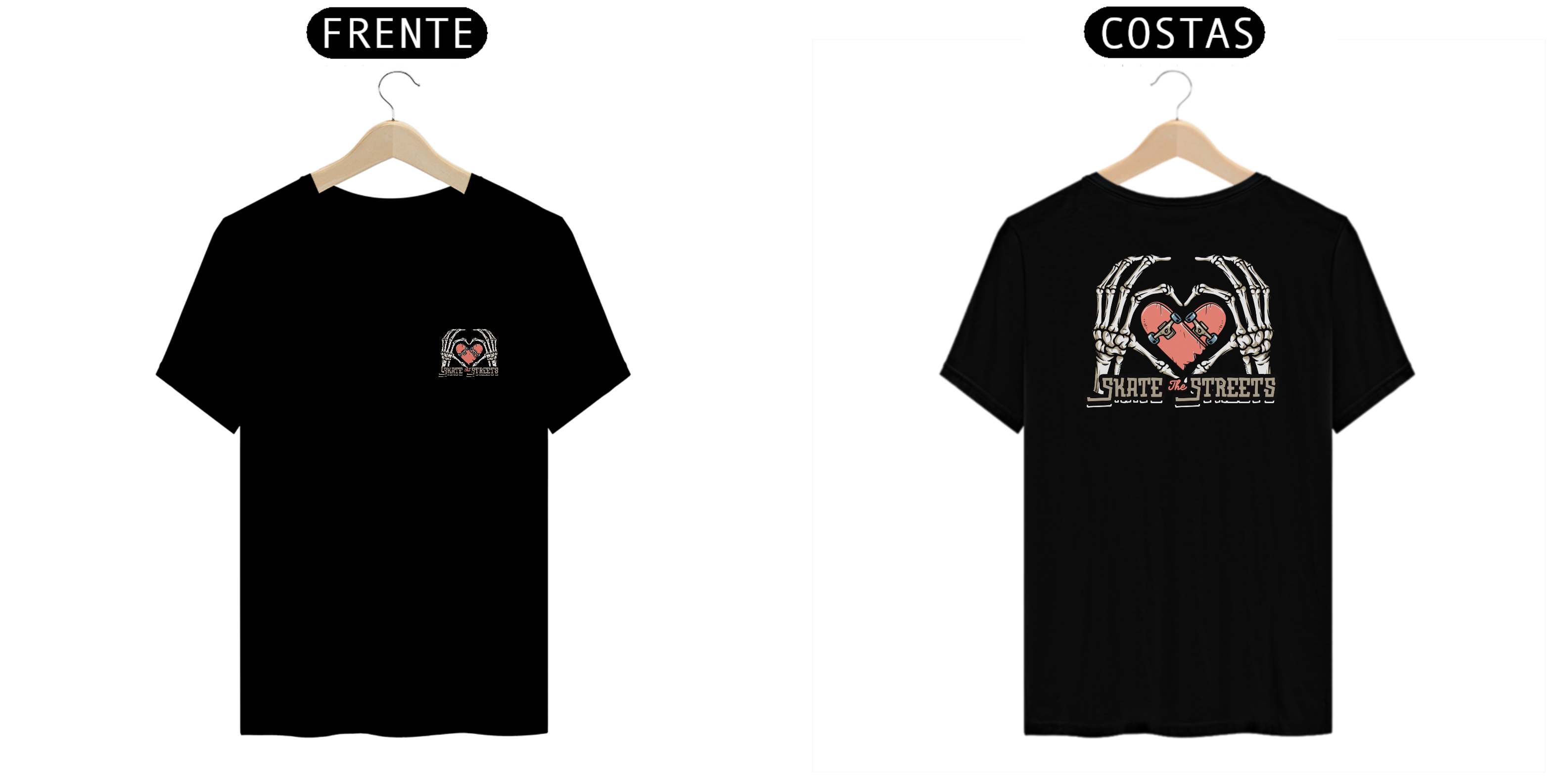 Camiseta Skate the Streets 